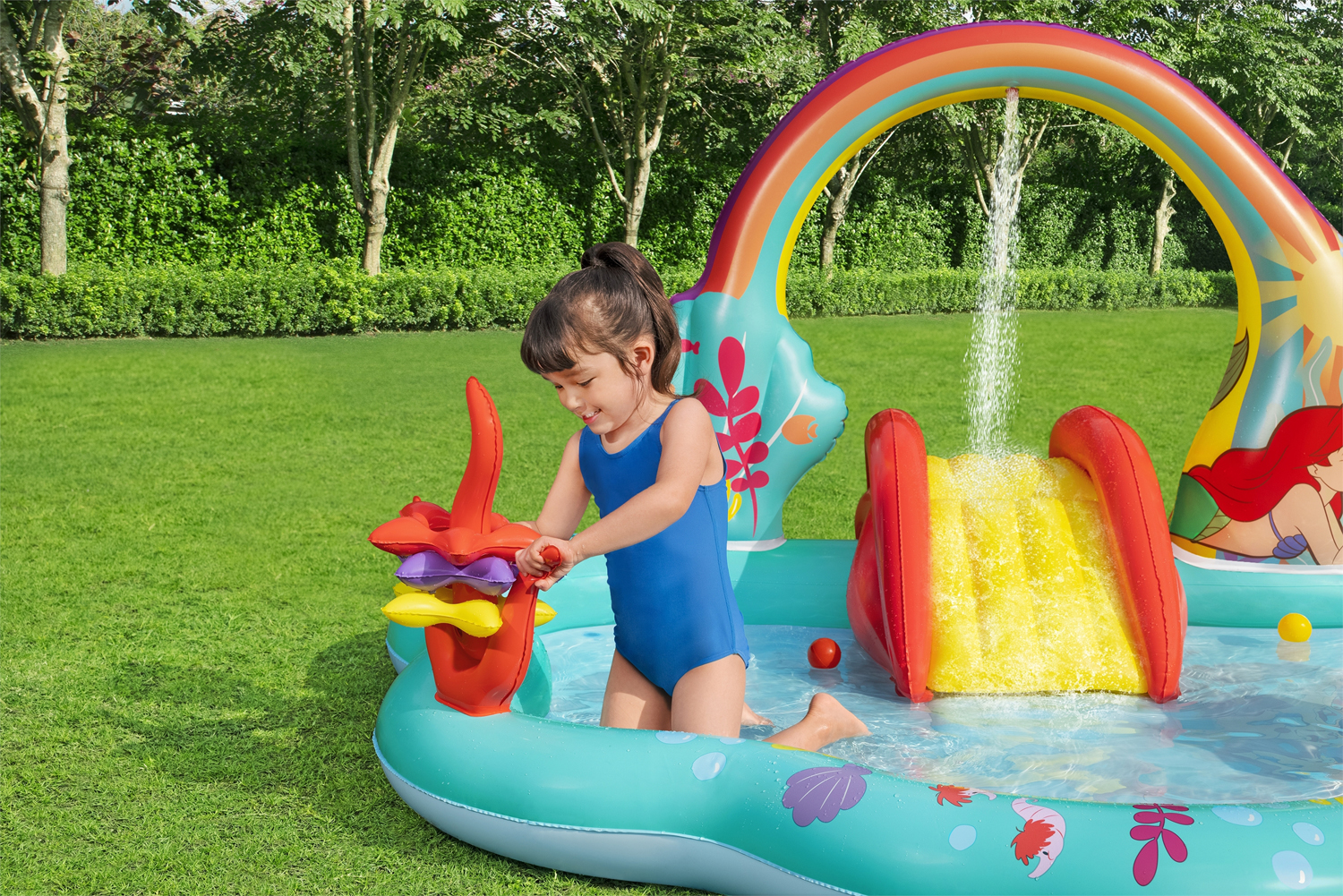 Wasserspielcenter Little Mermaid 221 x 193 x 117 cm