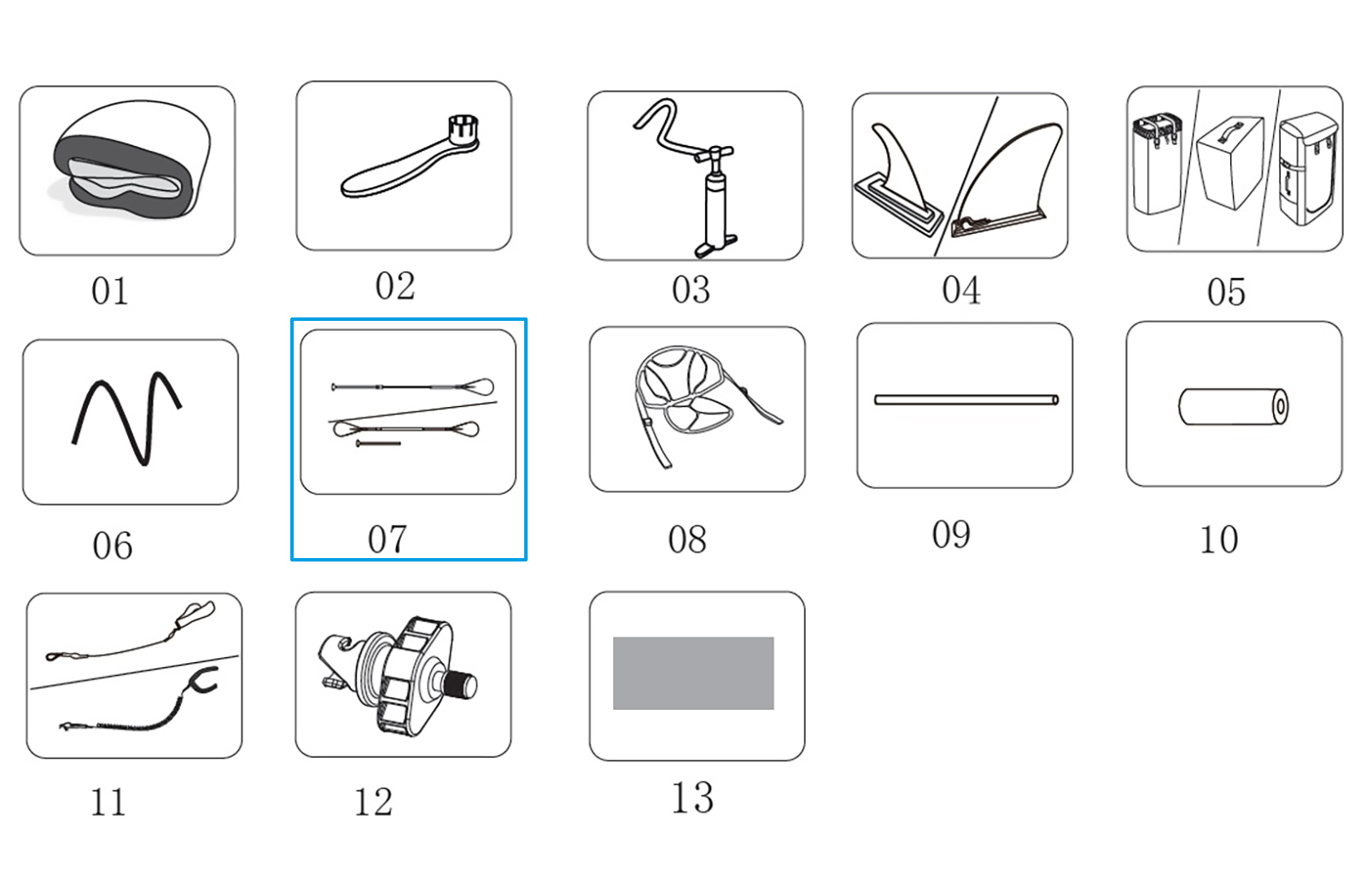 Bestway® Spare Part Paddel for Hydro-Force™ SUP's Freesoul Tech/Oceana/White Cap (2020) Bestway® Spare Part Paddel for Hydro-Force™ SUP's Freesoul Tech/Oceana/White Cap (2020)