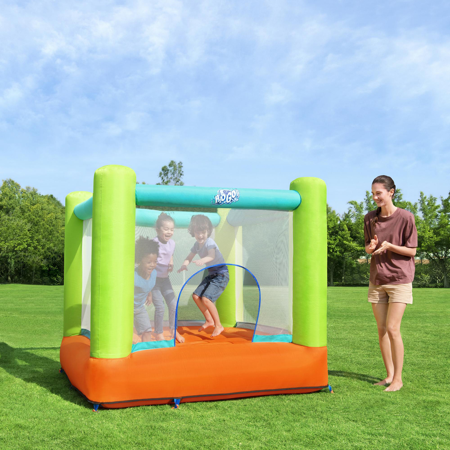 H2OGO!® Hüpfburg Jump and Soar™ mit Dauergebläse 194 x 175 x 170 cm