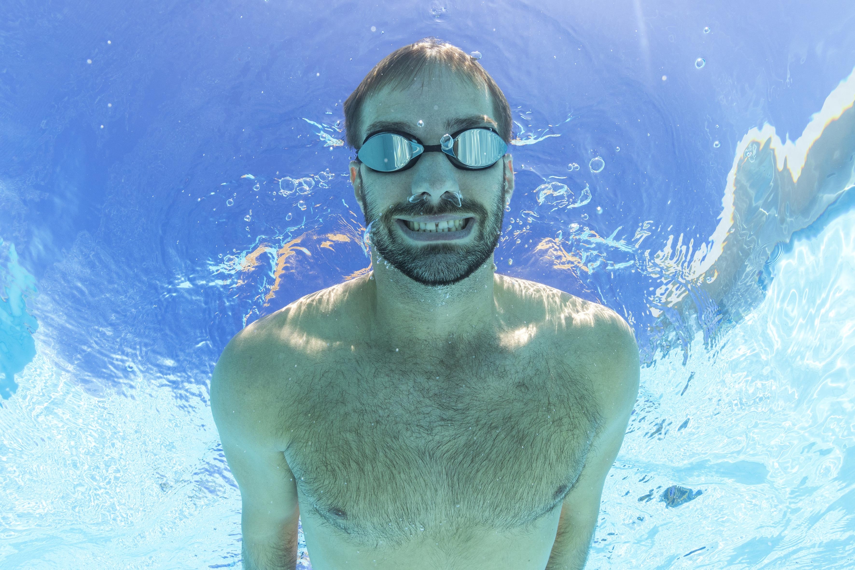 Elite Blast Pro™ Schwimmbrille ab 14 Jahren, Schwarz