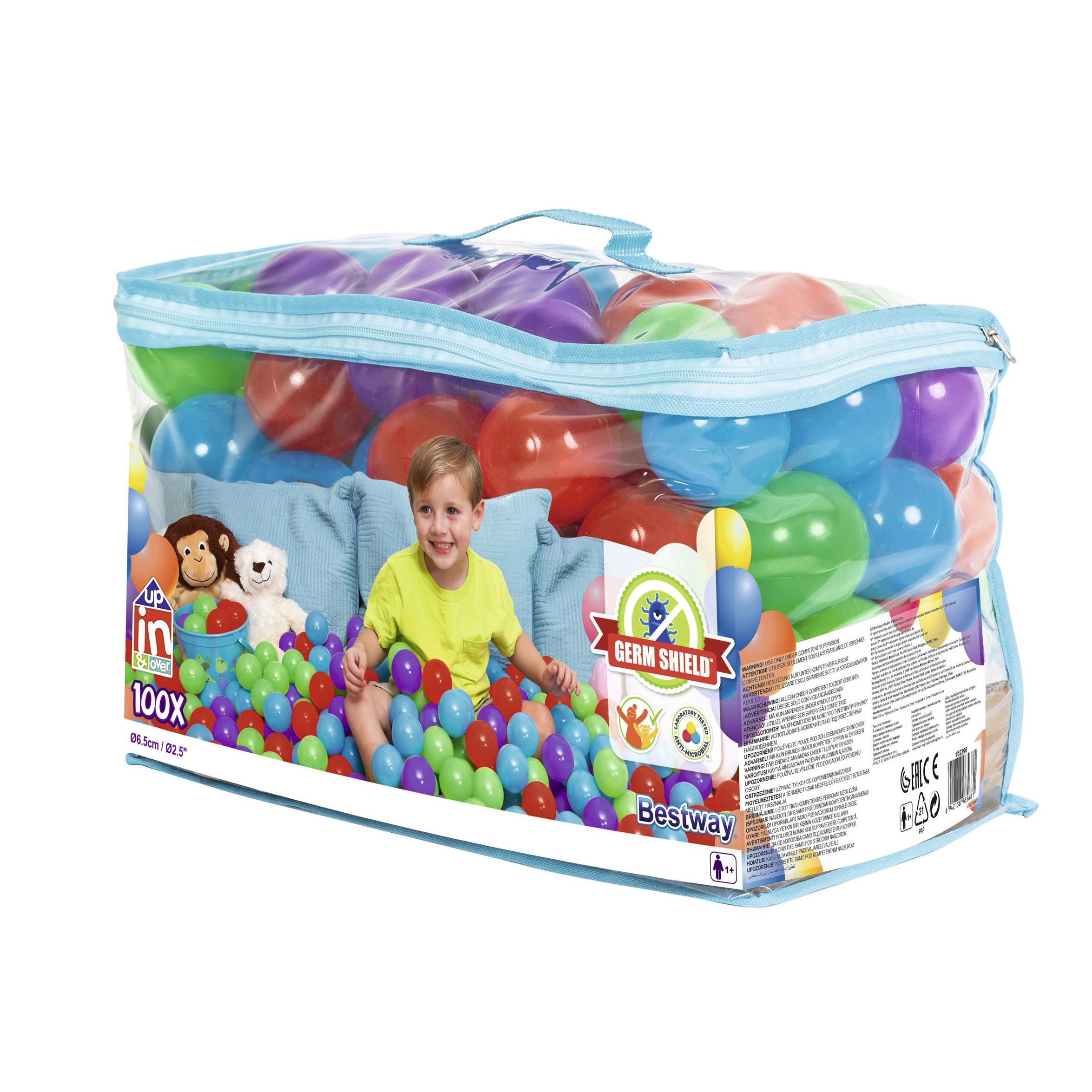 Up, In & Over™ ?2.5"/?6.5cm Antimicrobial Play Balls with GermShield Up, In & Over™ ?2.5"/?6.5cm Antimicrobial Play Balls with GermShield