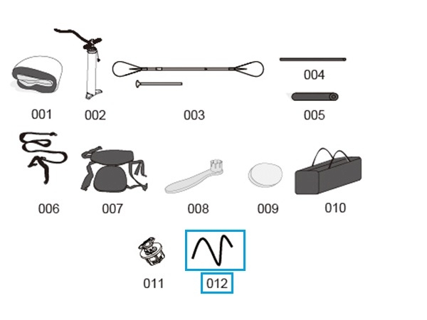 Bestway® Spare Part Elastic Cord (black / 230 cm) for all Hydro-Force™ SUP's Bestway® Spare Part Elastic Cord (black / 230 cm) for all Hydro-Force™ SUP's