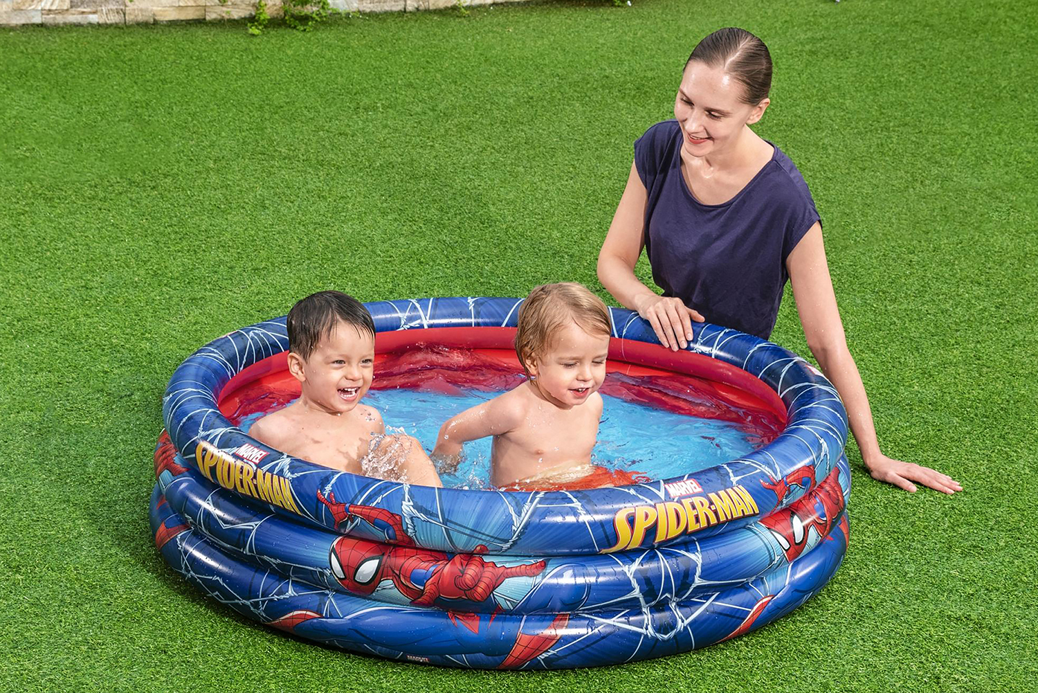Spider-Man™ Planschbecken Ø 122 x 30 cm, rund Spider-Man™ Planschbecken Ø 122 x 30 cm, rund