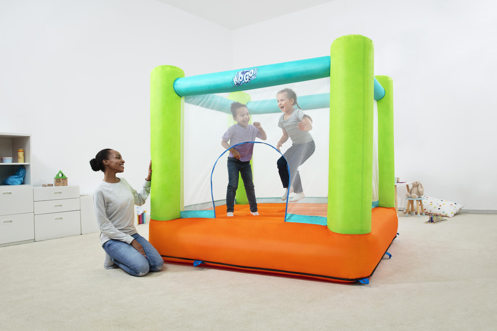 H2OGO!® Hüpfburg Jump and Soar™ mit Dauergebläse 194 x 175 x 170 cm