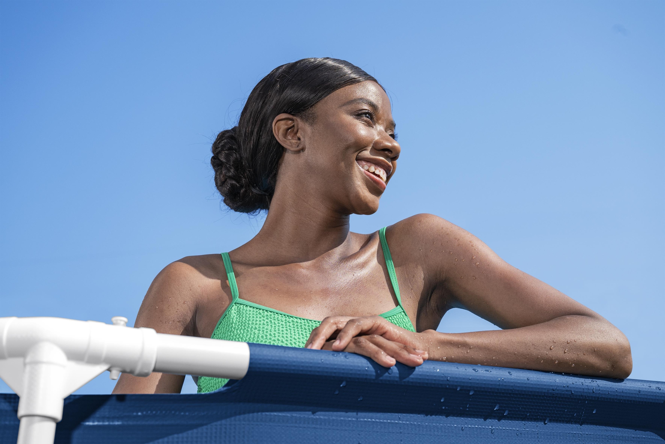 Steel Pro® Frame Pool ohne Pumpe Ø 305 x 76 cm, dunkelblau, rund