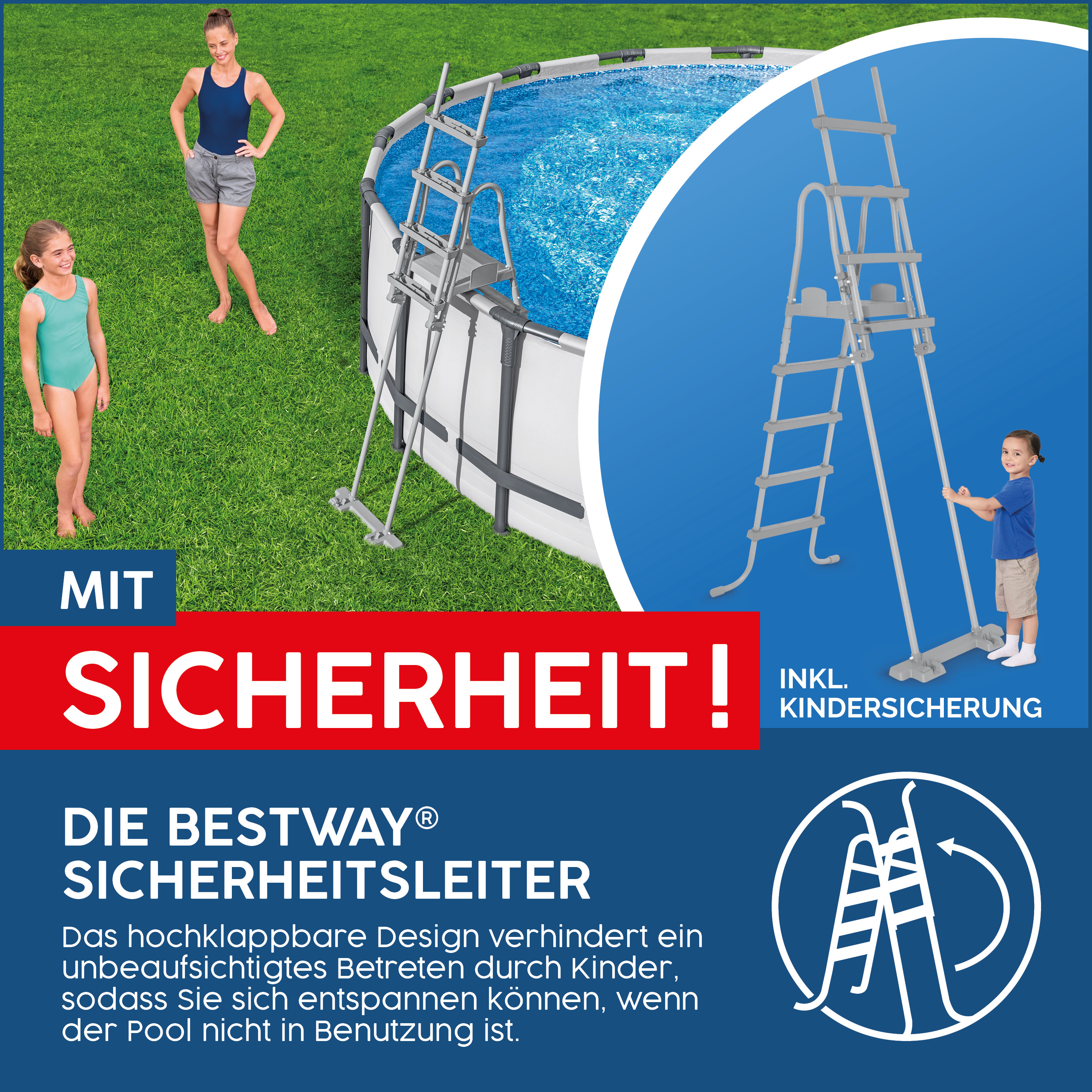 Sicherheitsleiter 132 cm