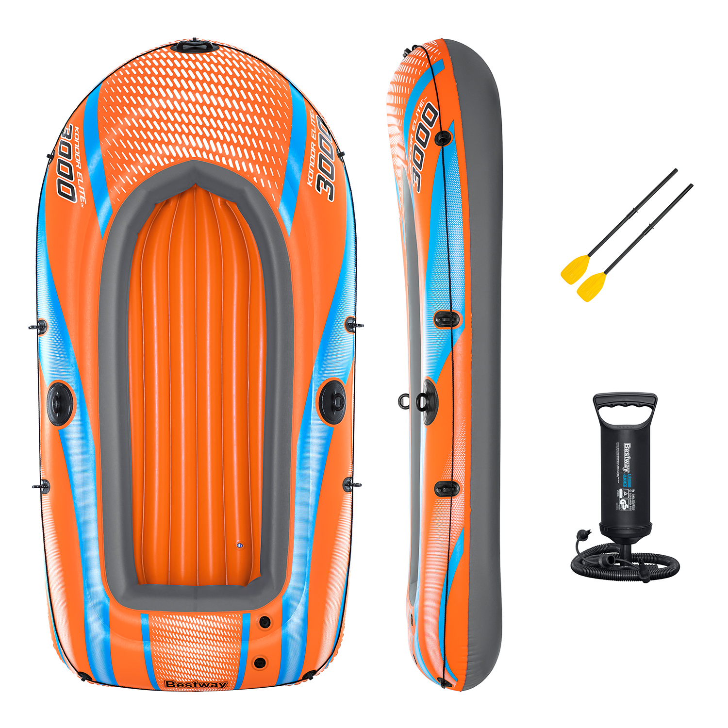 Schlauchboot-Set Kondor Elite™ 3000 246 x 122 x 45 cm