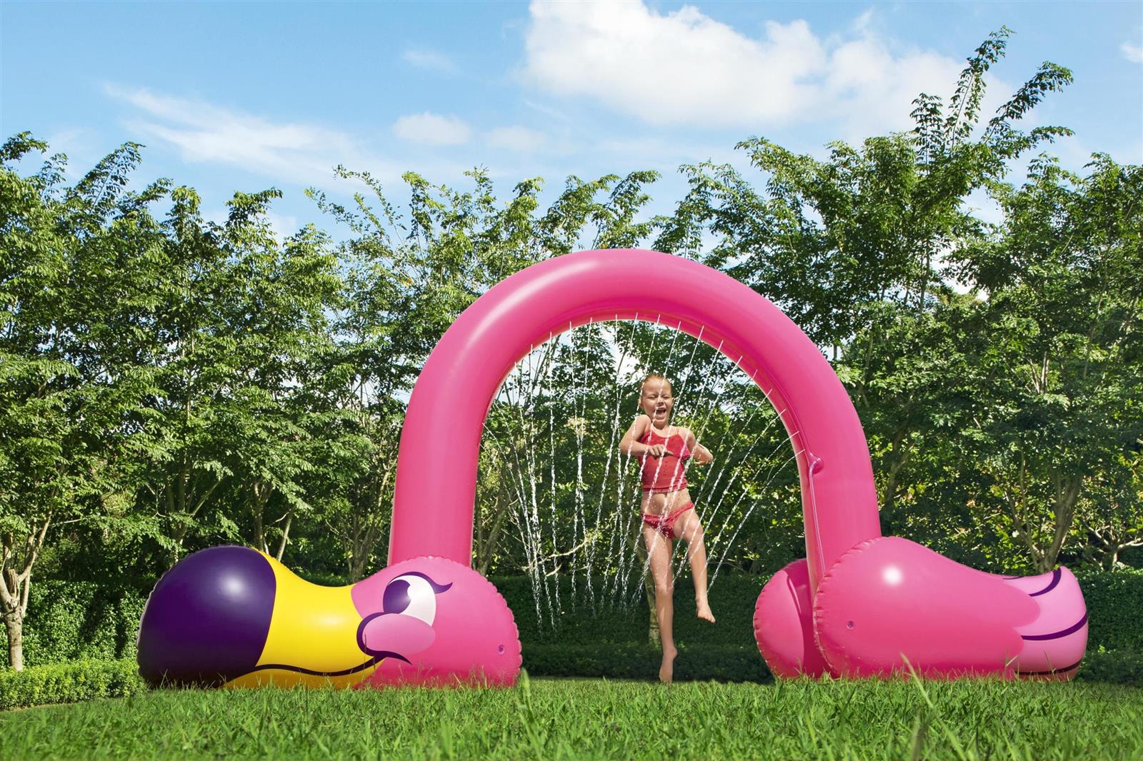 Jumbo Wassersprinkler Flamingo 340 x 110 x 192 cm
