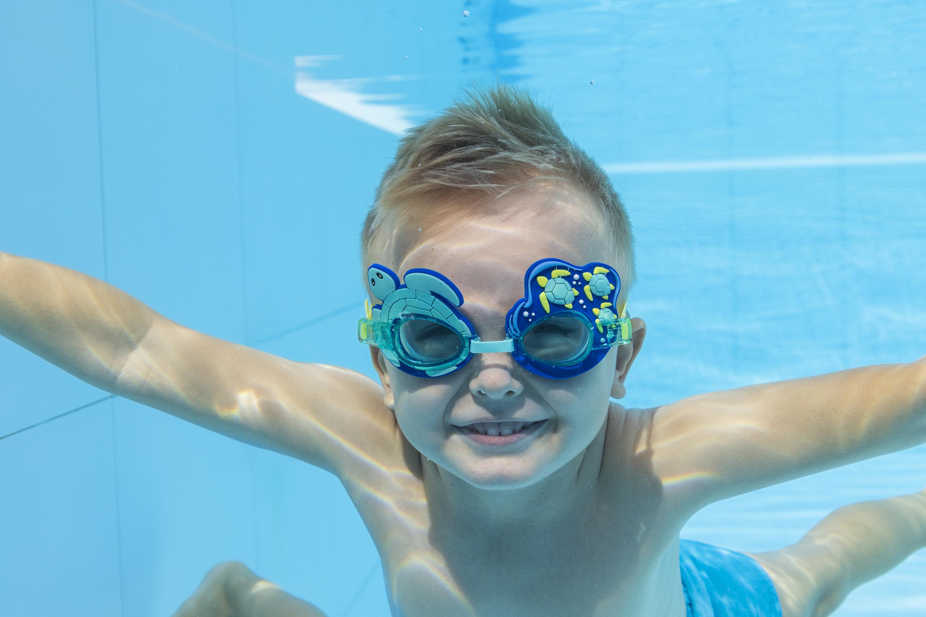 Aqua Pals™ Schwimmbrille ab 3 Jahren, Schildkröte