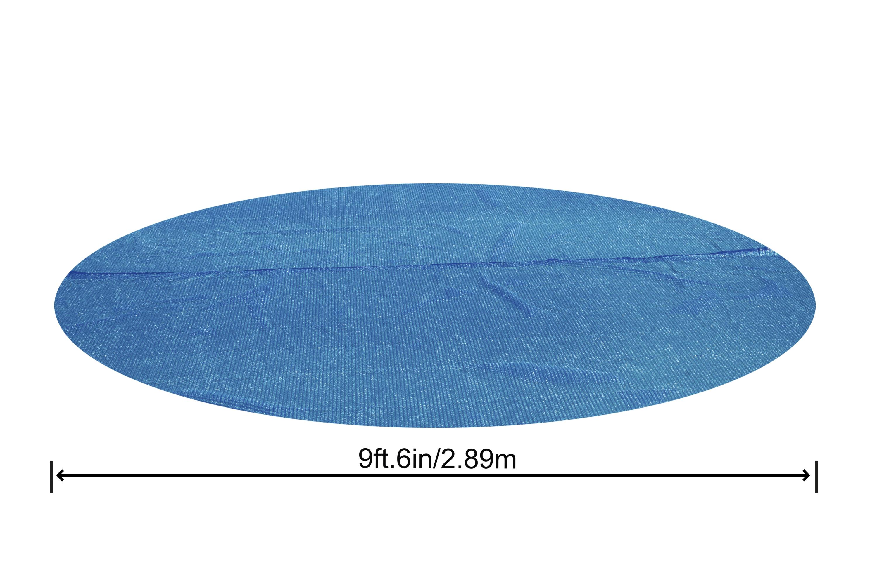 Flowclear™ PE-Solarabdeckplane Ø 289 cm, blau, rund