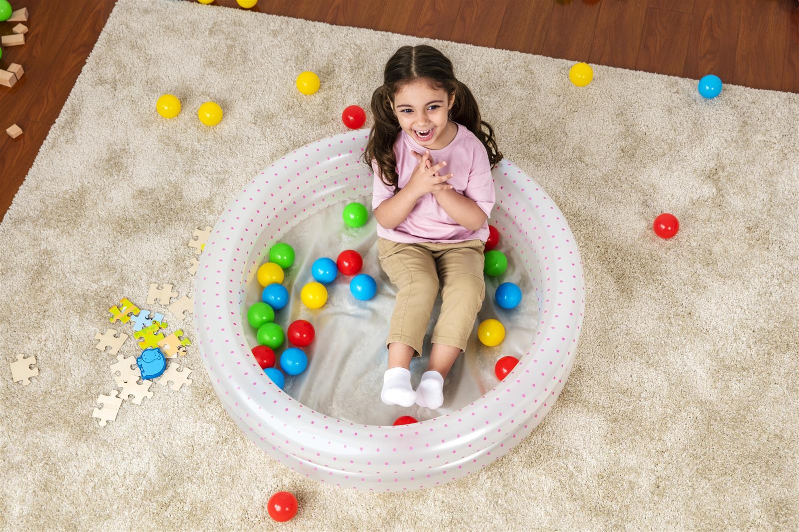 Up, In & Over™ ?36" x H8"/?91cm x H20cm 2-Ring Ball Pit Play Pool