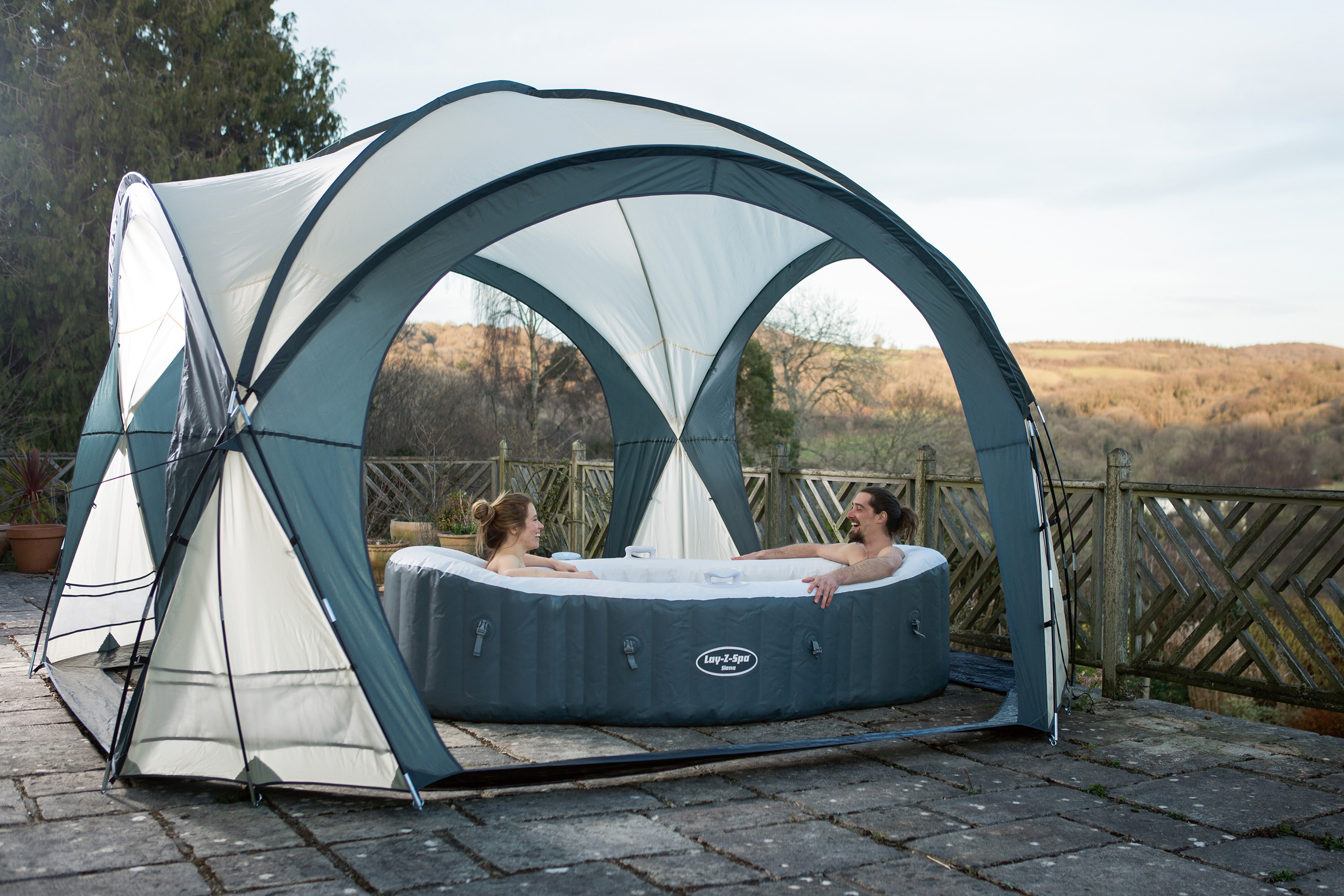 Lay-Z-Spa™ Pavillon 390 x 390 x 255 cm