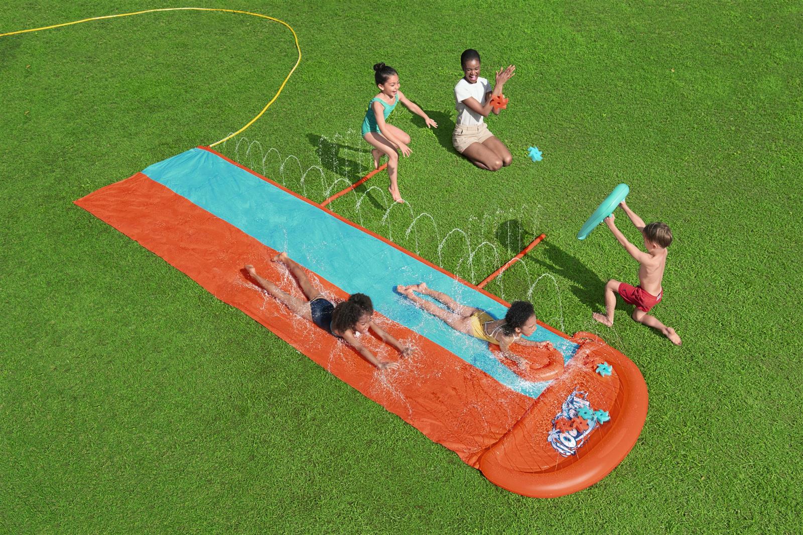 H2OGO!® 2-Personen-Wasserrutsche Sponge Soakers™ 488 x 225 cm