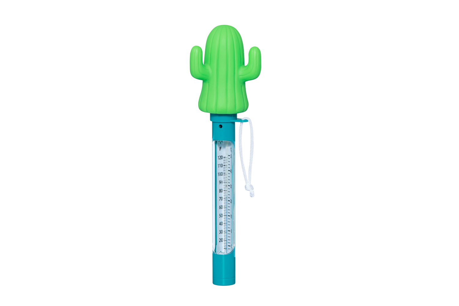 schwimmendes Poolthermometer Kaktus 8 x 6,5 x 25 cm