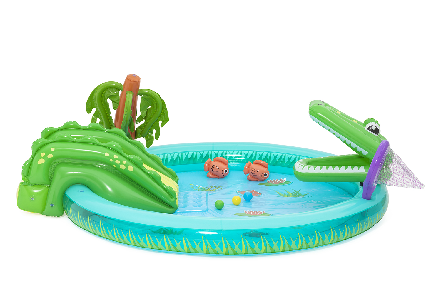 Wasserspielcenter Krokodil 224 x 181 x 72 cm