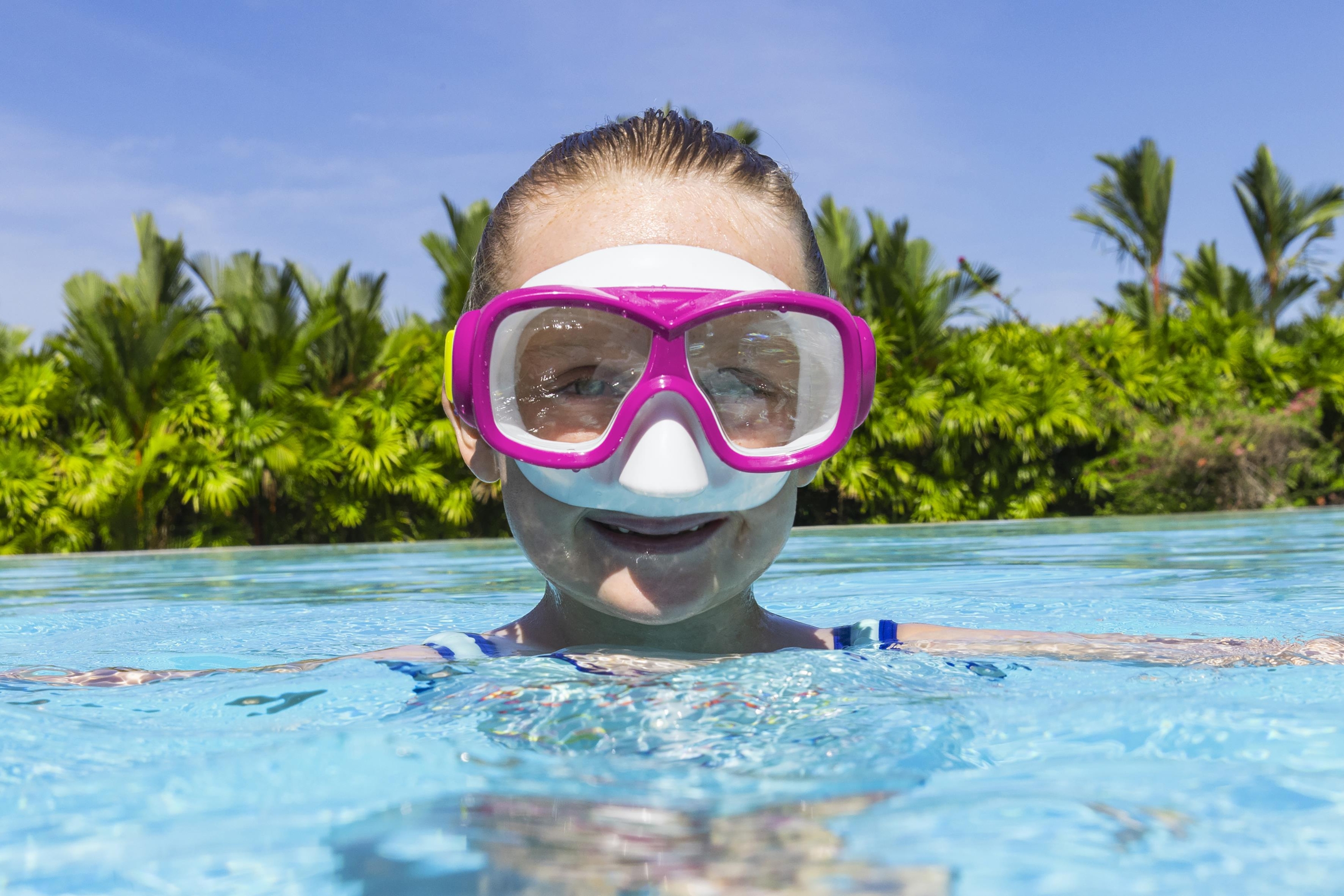 Explora Essential™ Tauchmaske ab 7 Jahren, Pink