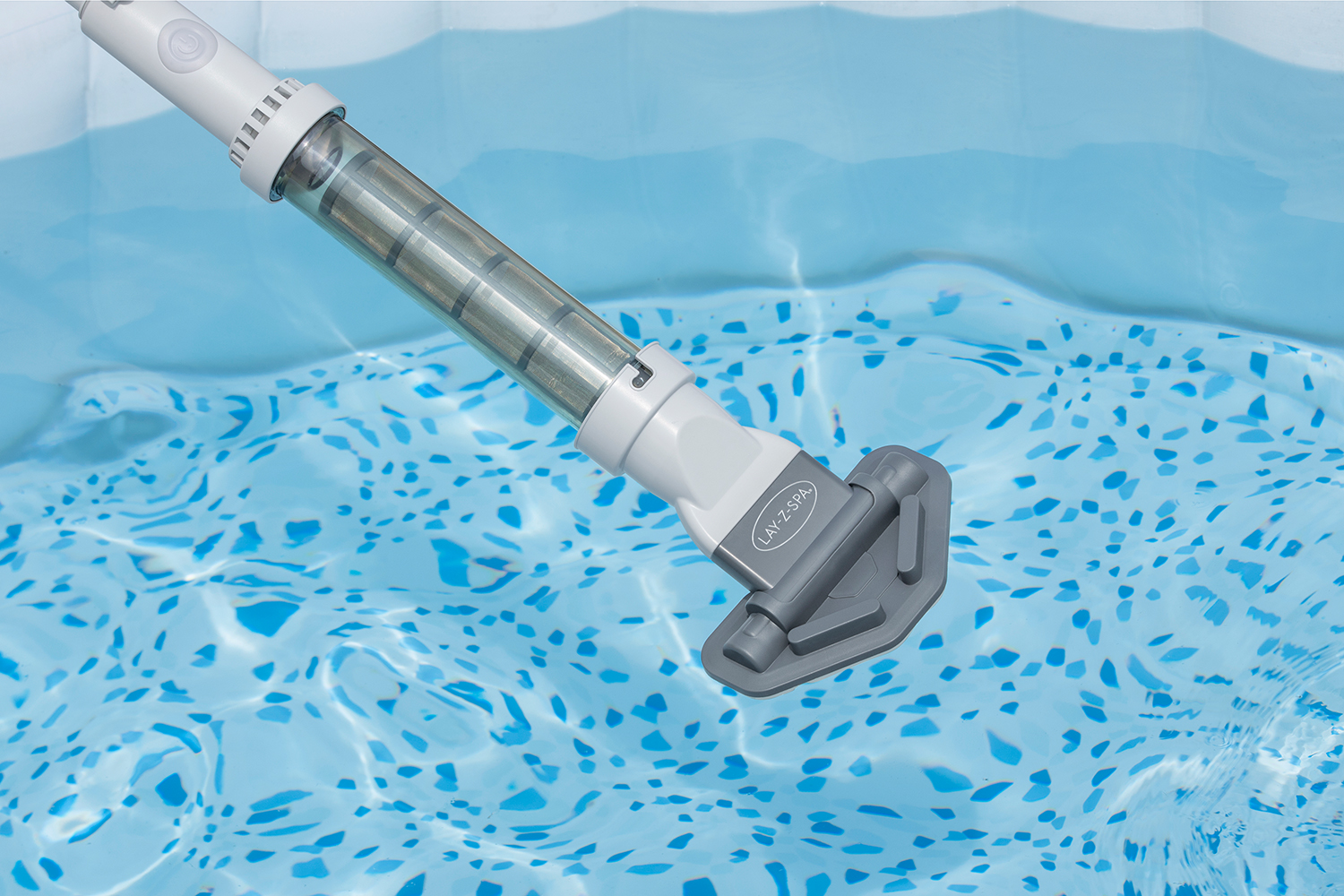 LAY-Z-SPA® Xtras akkubetriebener Pool- und Whirlpoolsauger 150 x 16,8 x 9,6 cm