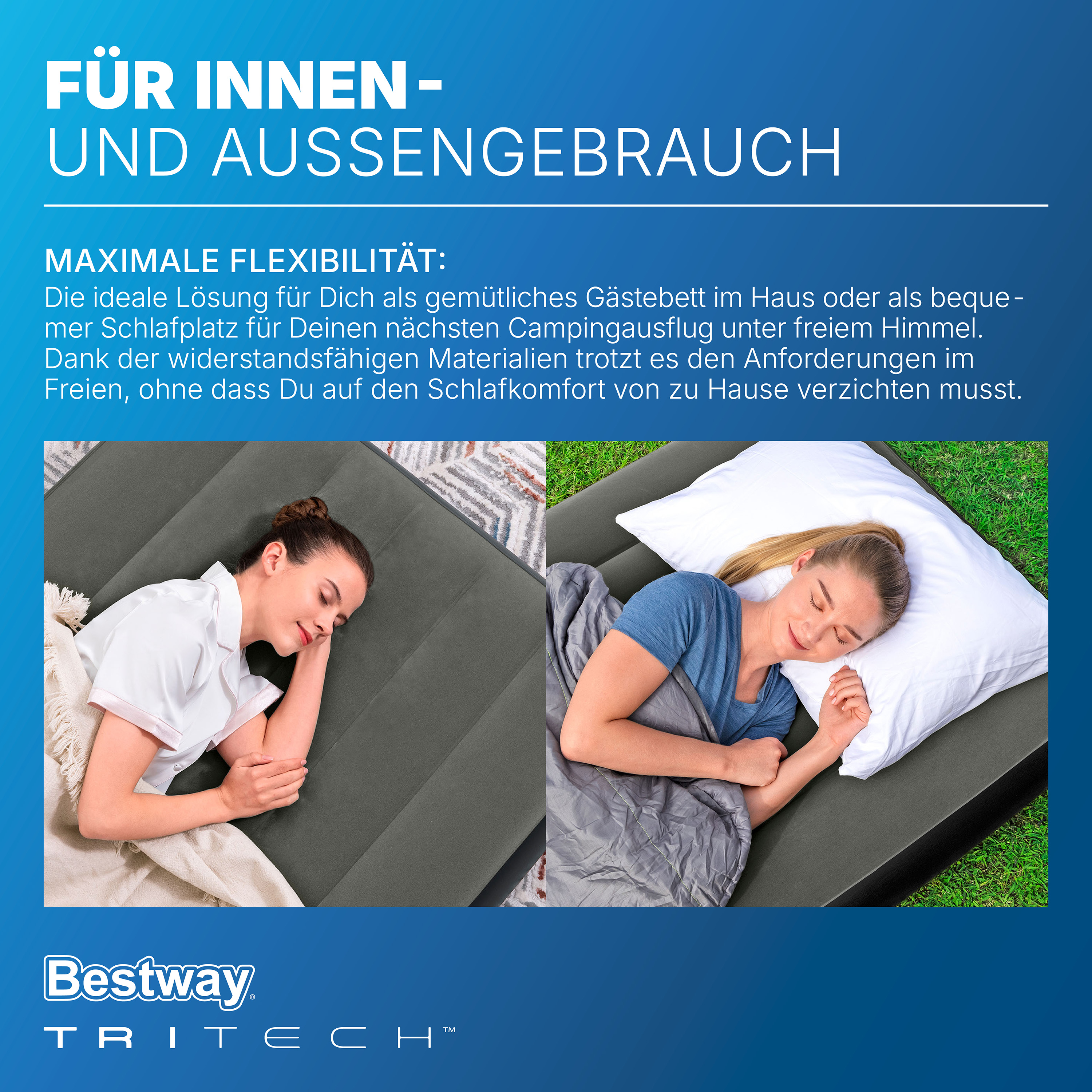 TriTech® Single-Luftbett 188 x 99 x 25 cm