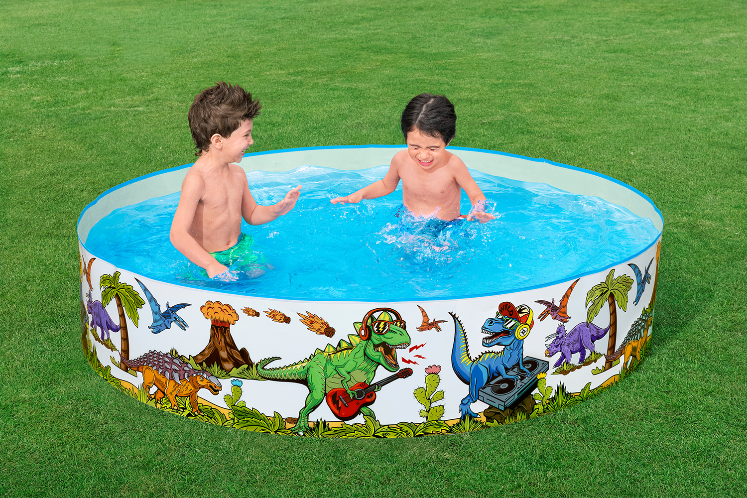 Fill 'n Fun™ Planschbecken Dinosaurier, Ø 183 x 38 cm