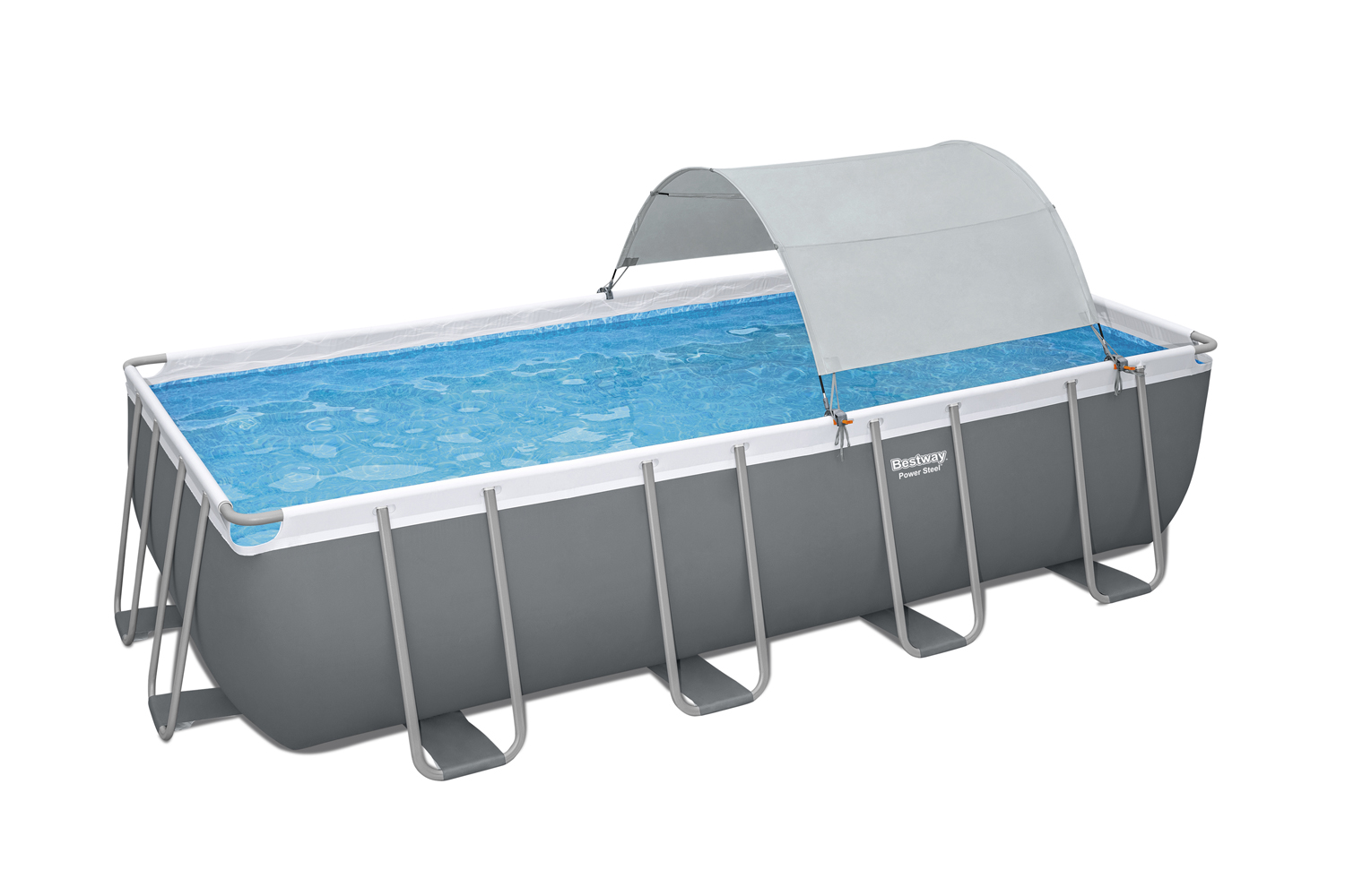 Sonnenschutzdach für eckige und ovale Pools