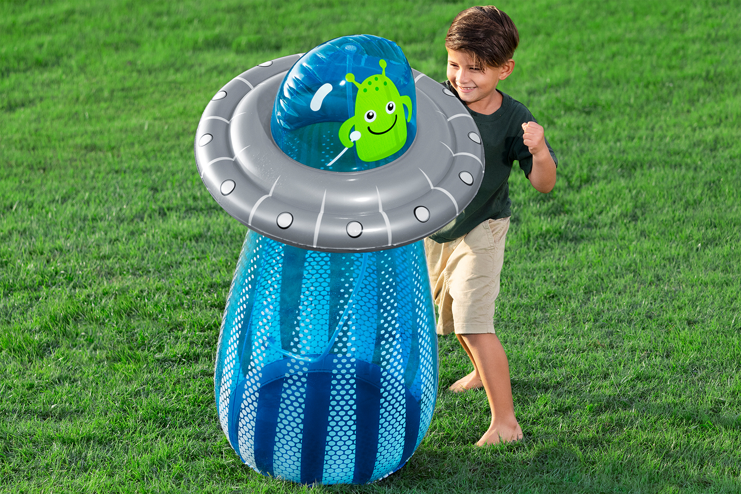 Schlagsack UFO mit Wassersprinkler Ø 61 x 119 cm Schlagsack UFO mit Wassersprinkler Ø 61 x 119 cm