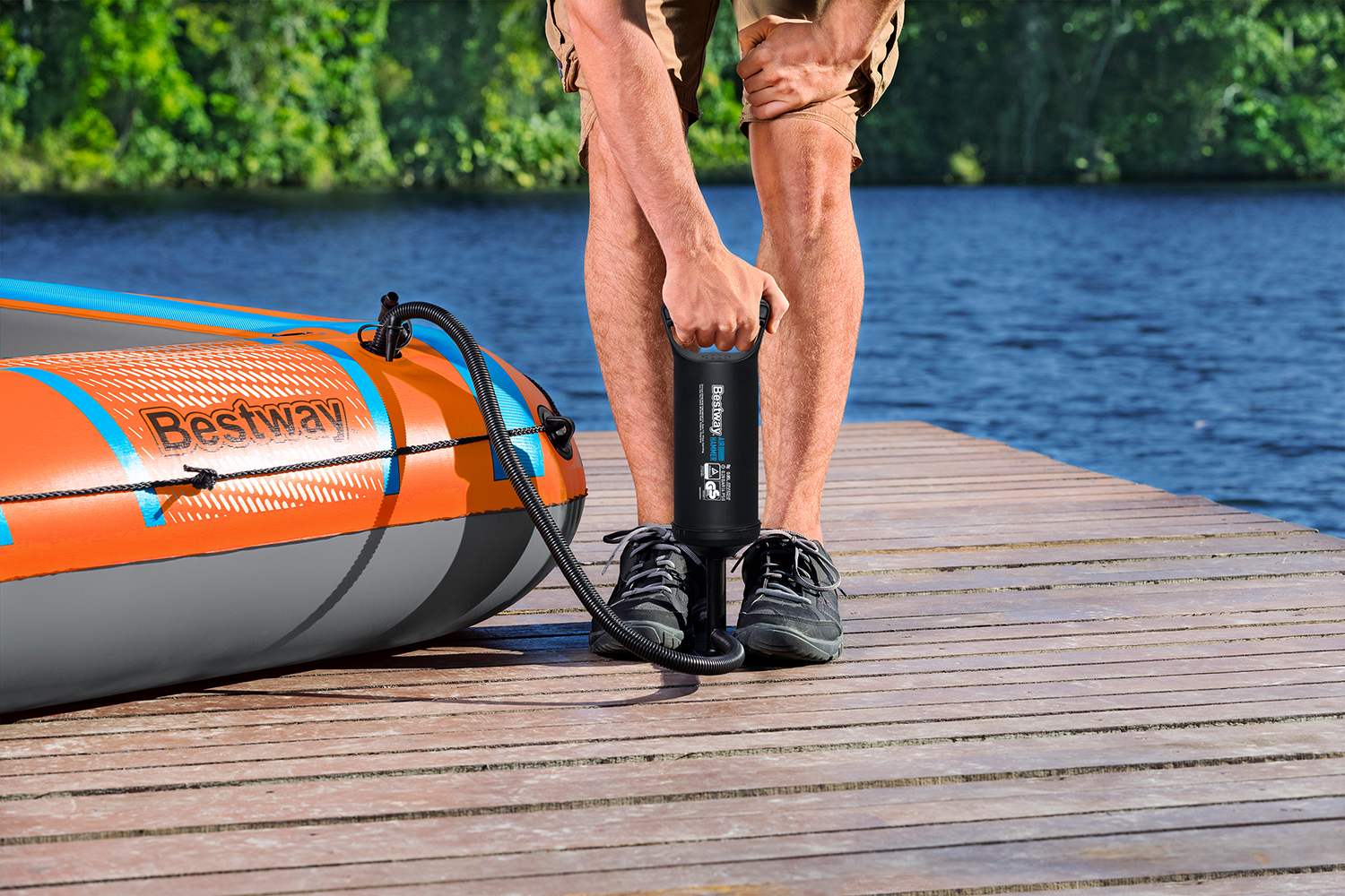 Schlauchboot-Set Kondor Elite™ 3000 246 x 122 x 45 cm