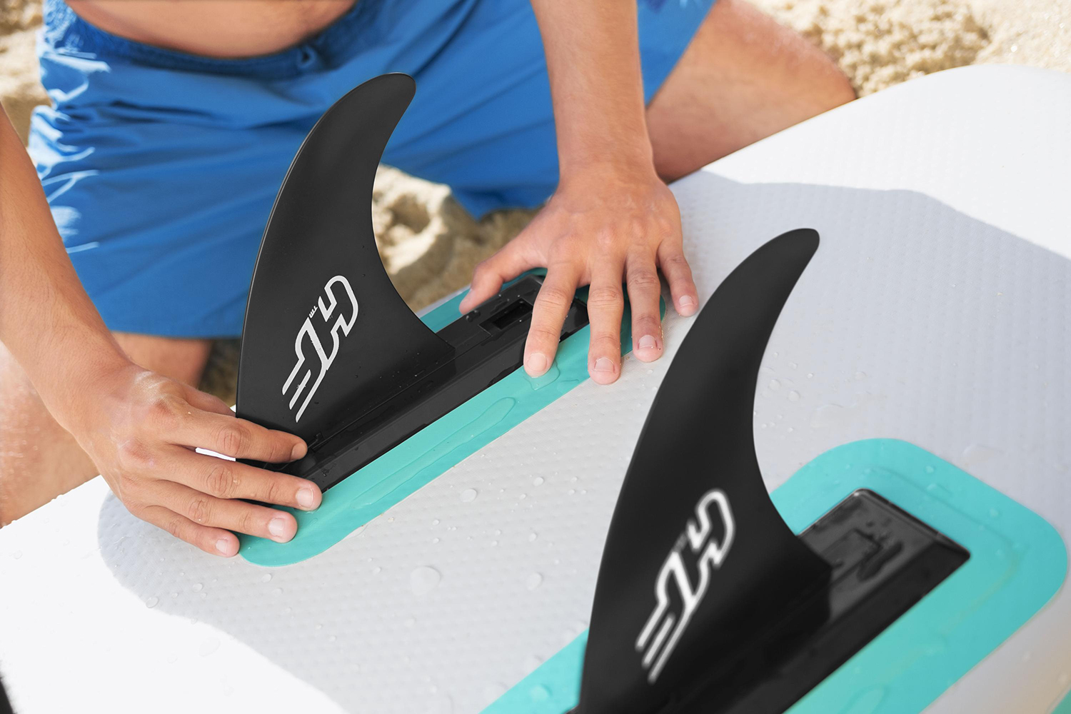 Hydro-Force™ SUP Touring Board-Set Aqua Glider™ 322 x 79 x 12 cm