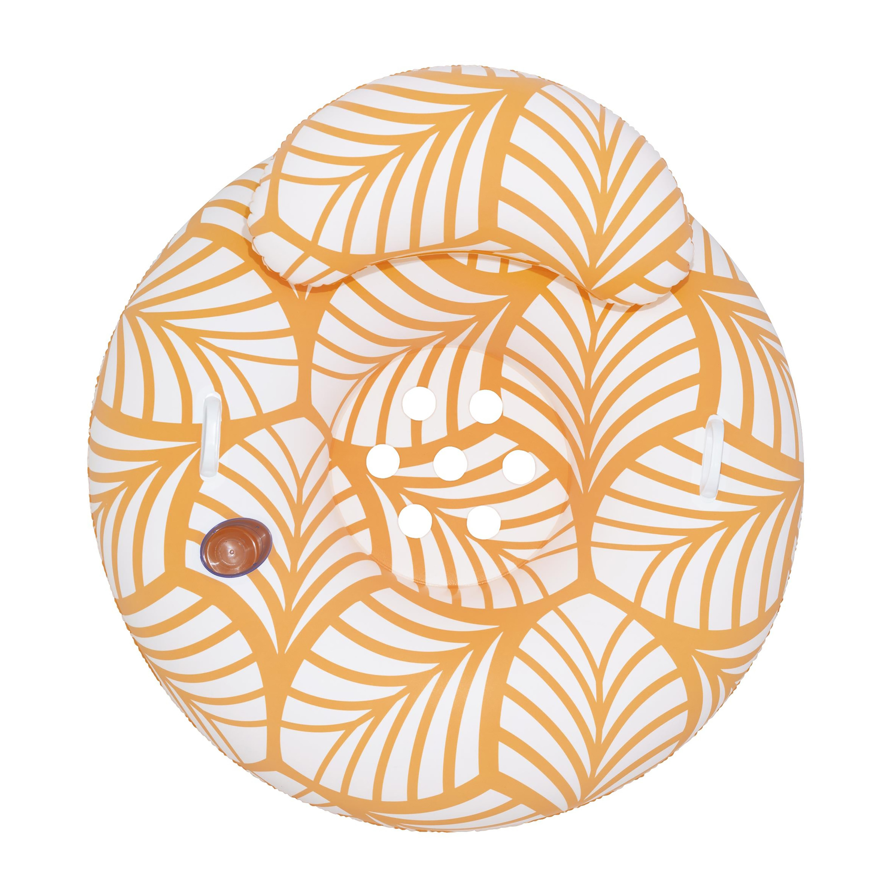 Schwimmring mit Textiloberfläche & Kopfstütze Ø 104 x 48 cm