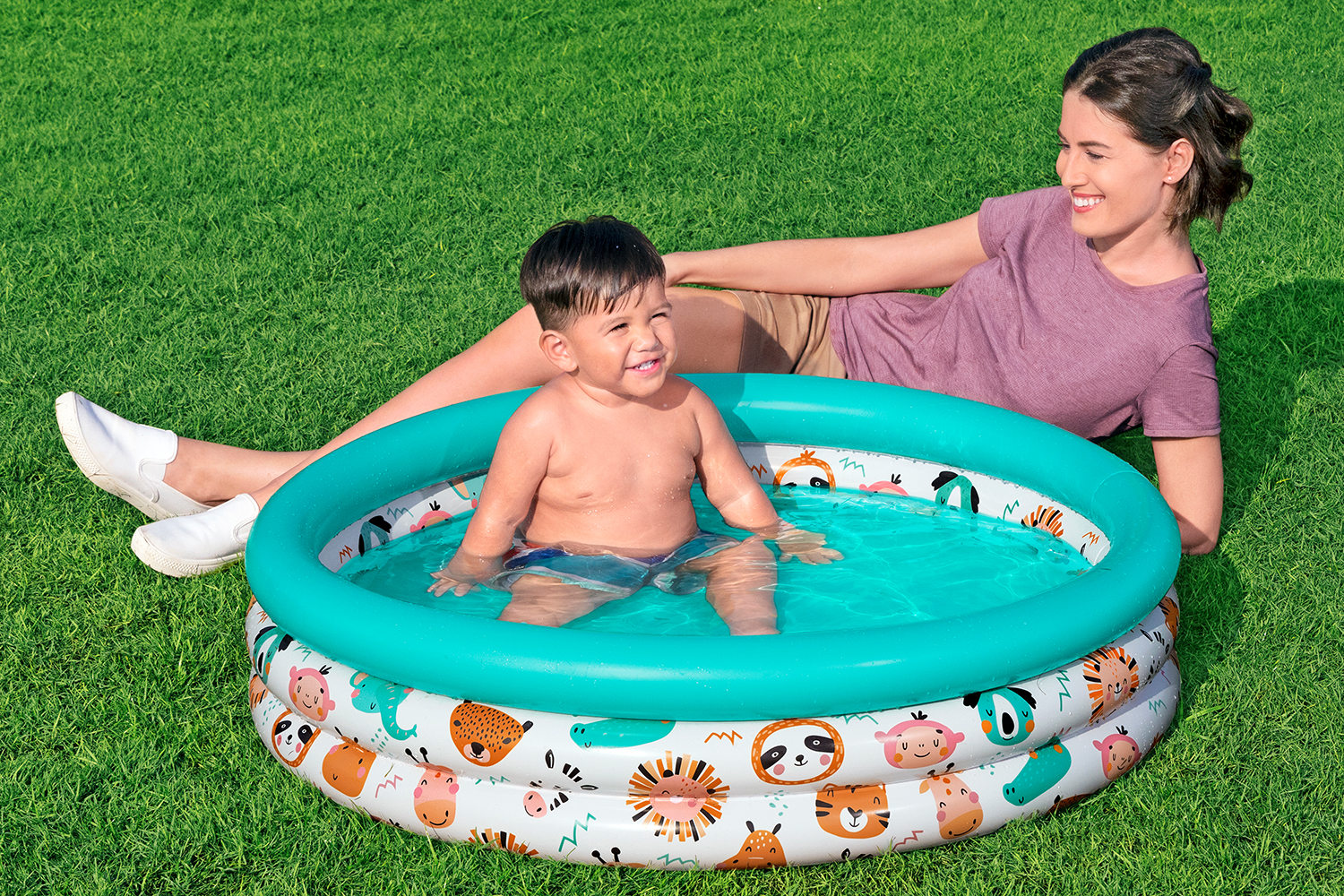 Planschbecken Safari Pals™ Ø 102 x 25 cm Planschbecken Safari Pals™ Ø 102 x 25 cm