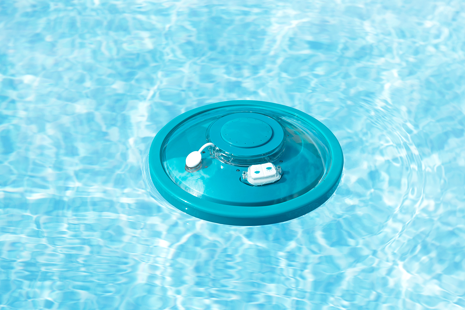 akkubetriebene LED-Wasserfontäne Ø 18,9 x 9,3 cm