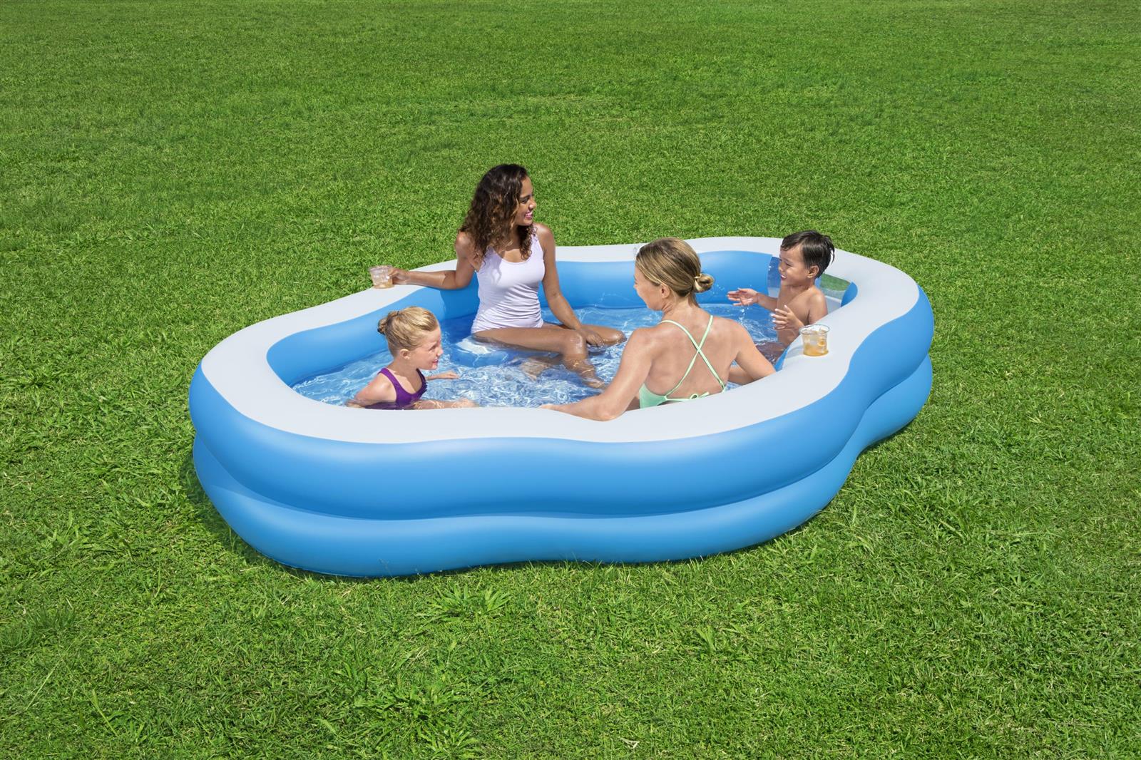 Splash View™ Family Pool mit Seitenfenster 270 x 198 x 51 cm