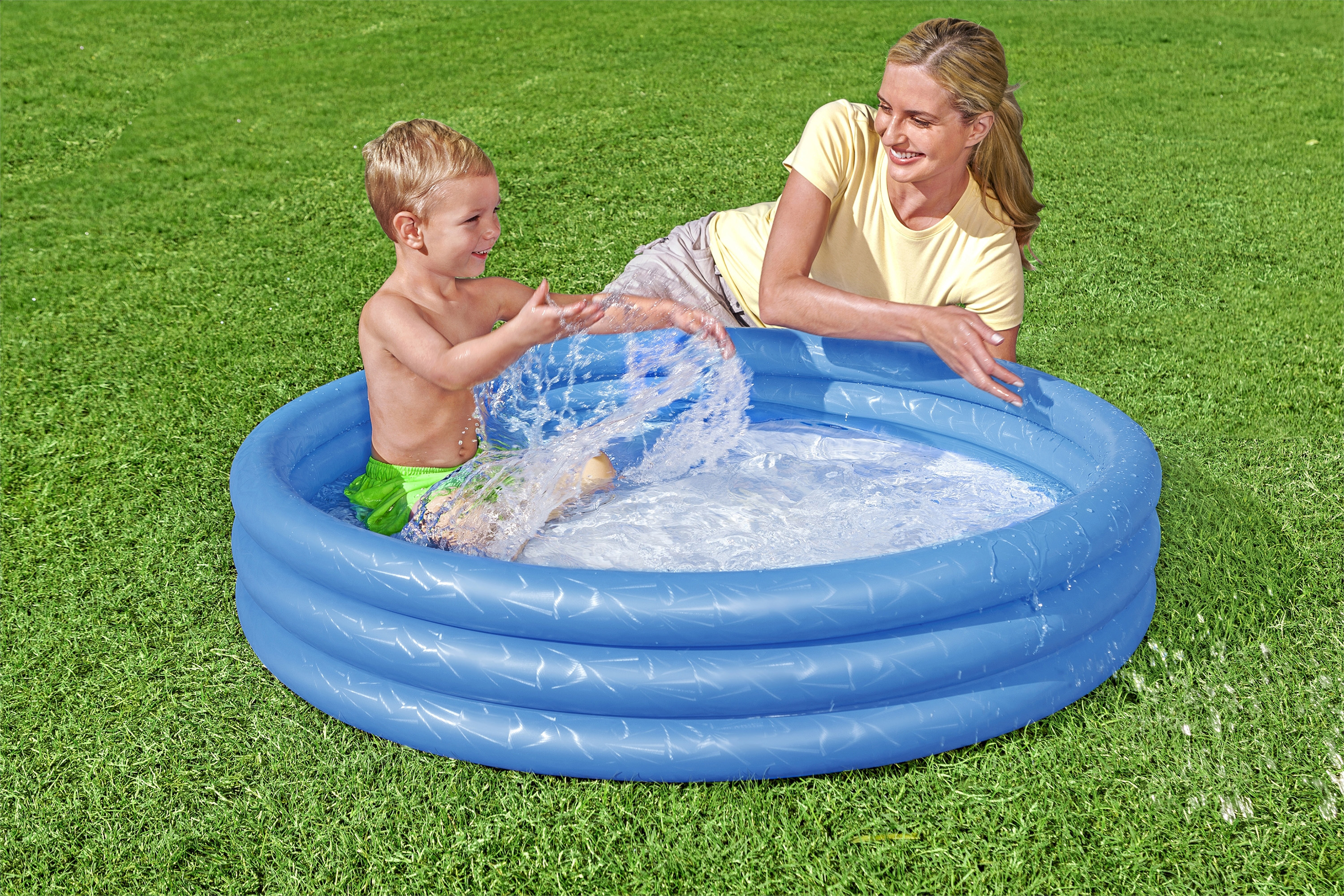 Planschbecken Splash 'n Smile™ Ø 102 x 25 cm, sortiert