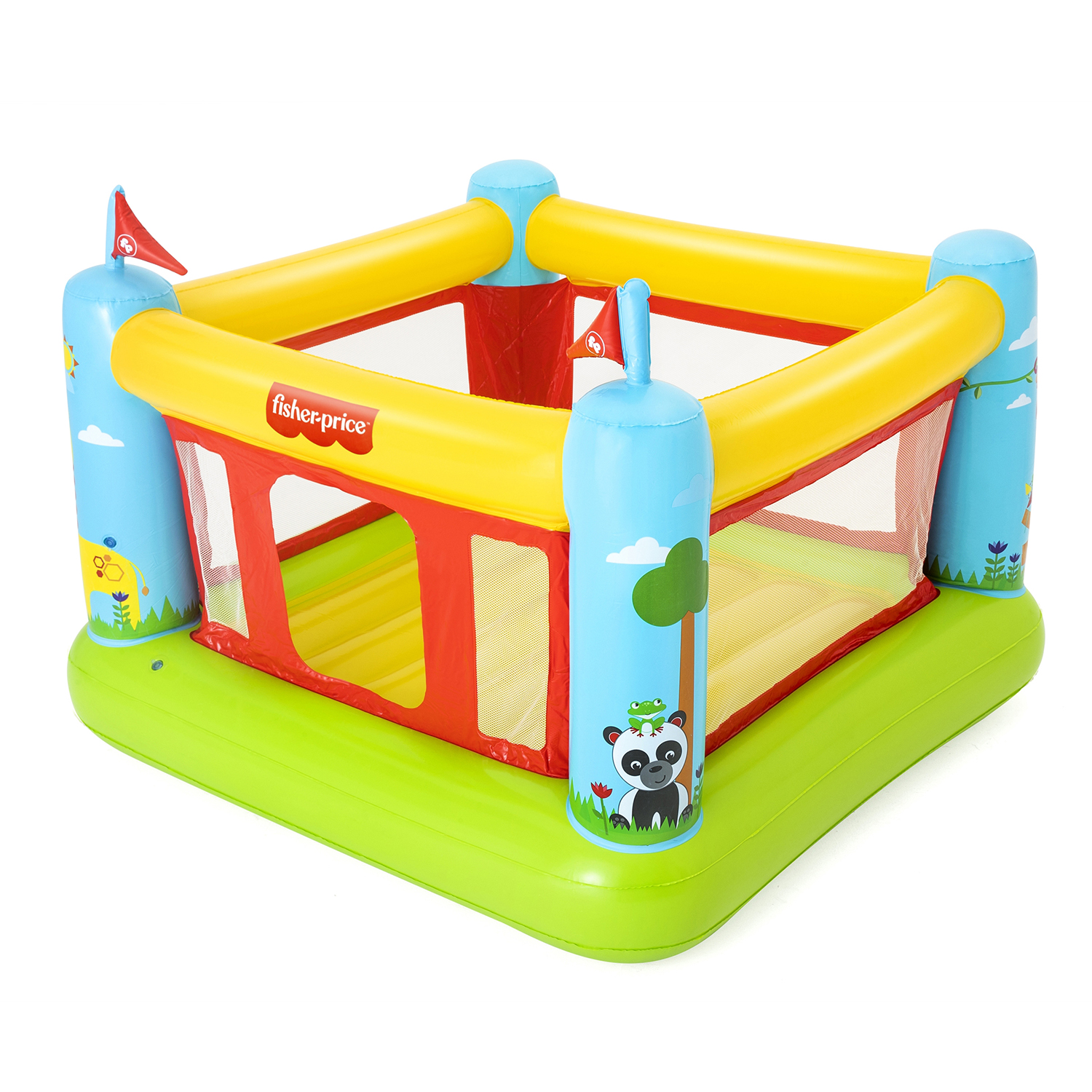 Fisher-Price® 69" x 68" x 53"/1.75m x 1.73m x 1.35m Bouncetastic Bouncer