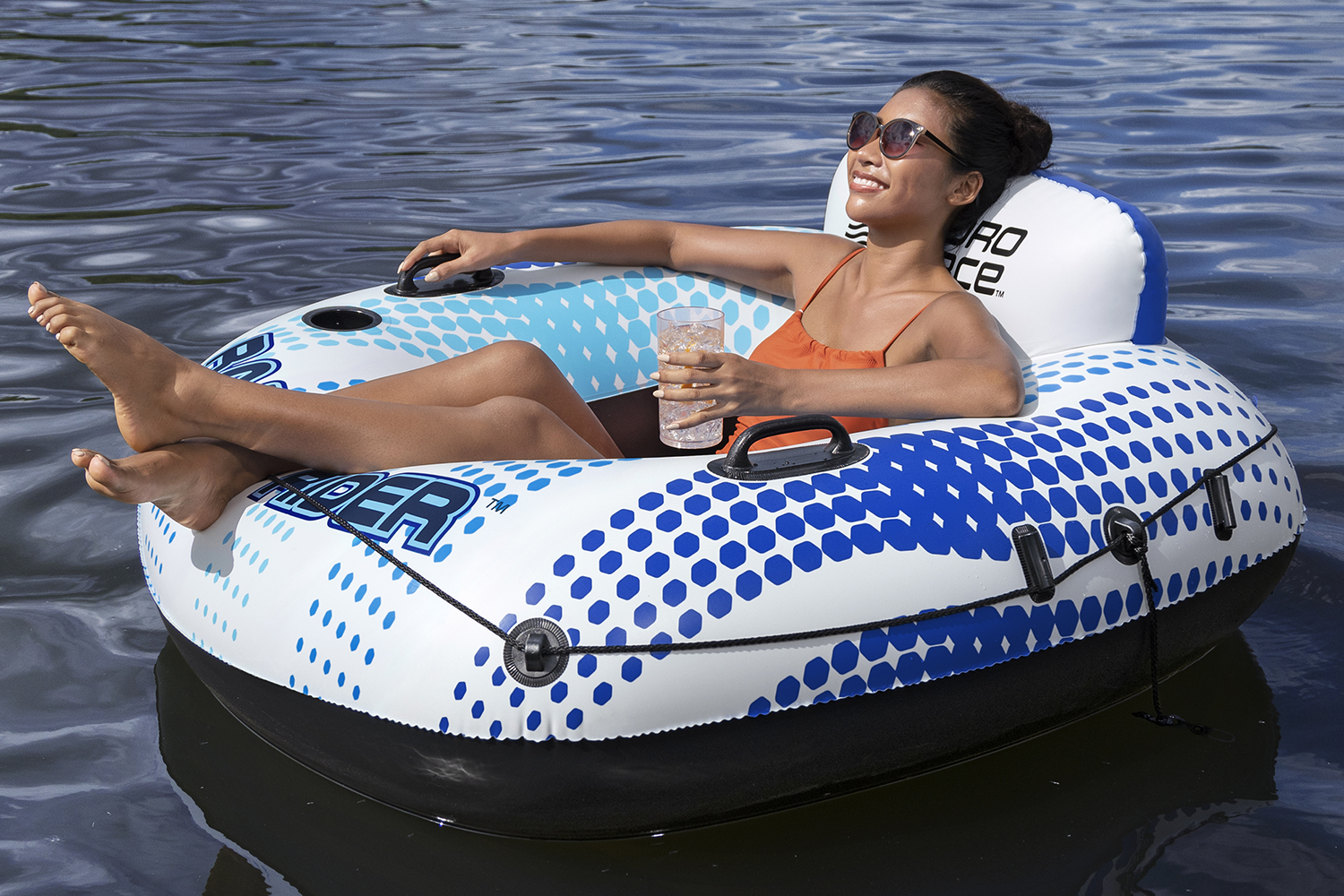 Schwimmring Rapid Rider™ mit Sonnenschutzdach 123 x 123 x 51 cm