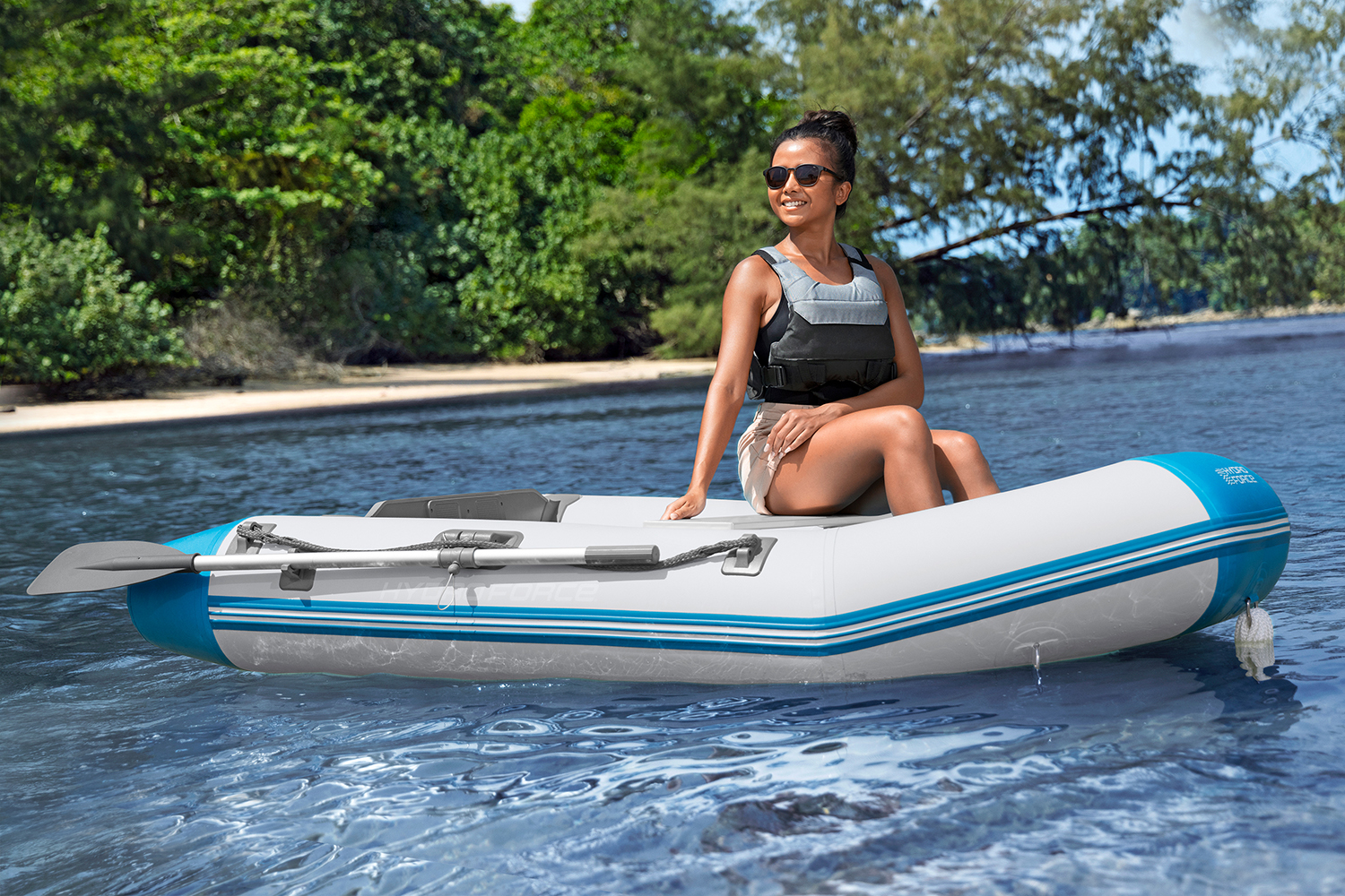 Hydro Force® Sportboot-Set Caspian 230 x 130 x 33 cm Hydro Force® Sportboot-Set Caspian 230 x 130 x 33 cm