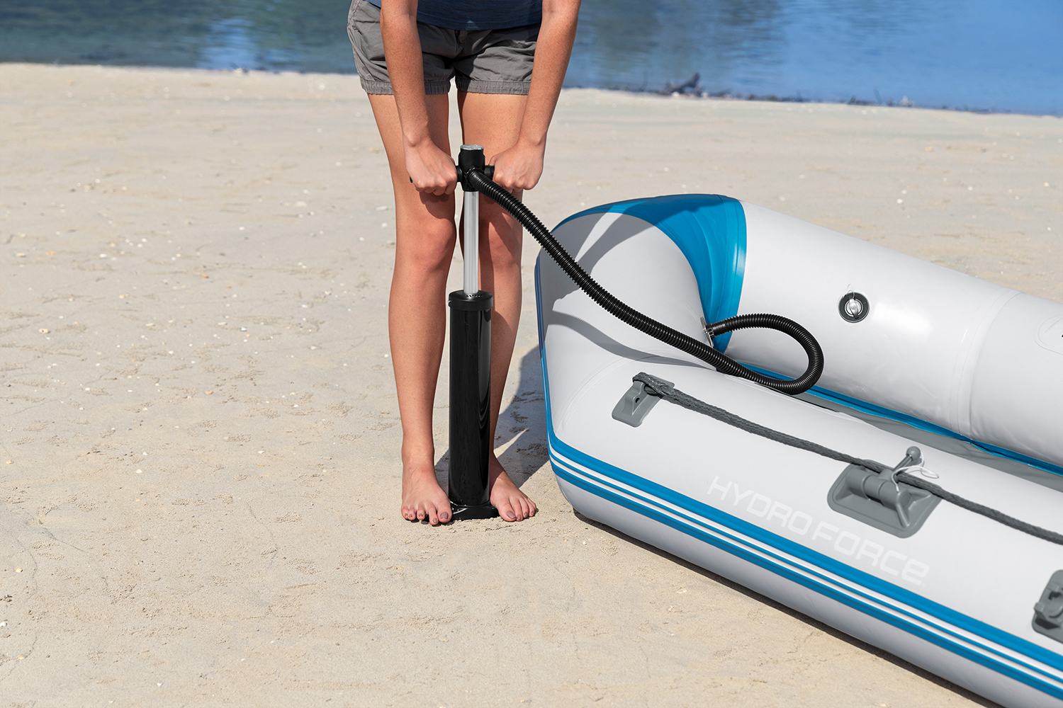 Hydro Force® Sportboot-Set Caspian 230 x 130 x 33 cm Hydro Force® Sportboot-Set Caspian 230 x 130 x 33 cm