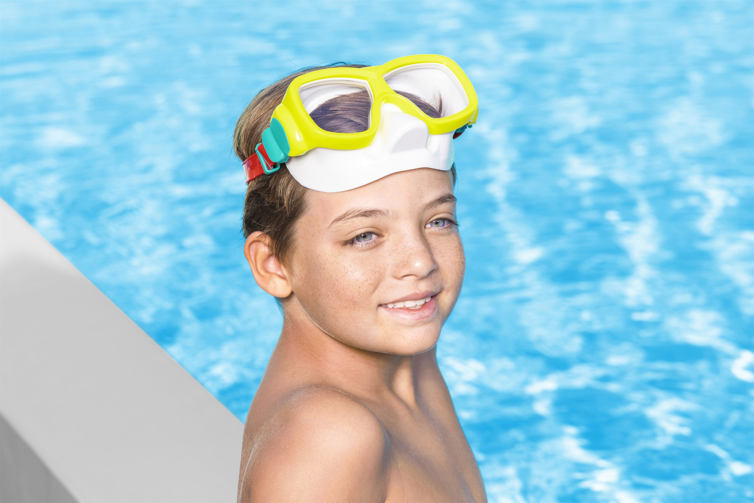 Explora Essential™ Tauchmaske ab 7 Jahren, sortiert