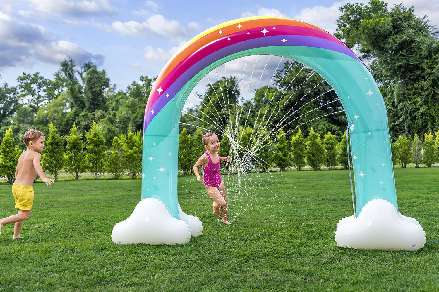 Wassersprinkler Riesen-Regenbogen  221 x 71 x 193 cm