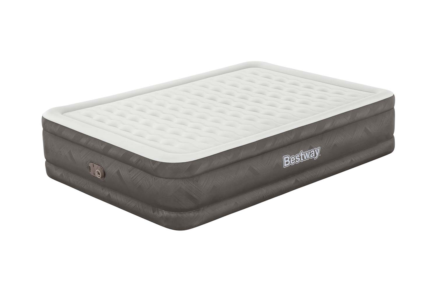 Fortech™ Doppelluftbett mit integrierter Elektropumpe 203 x 152 x 46 cm