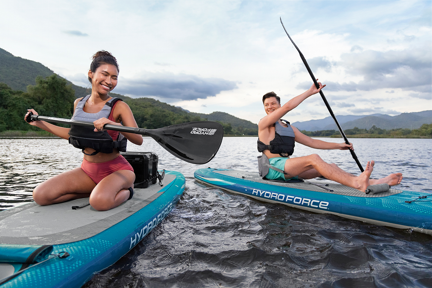 Hydro Force® SUP Freizeit Board-Set Aqua Drifter™ View 335 x 91,5 x 15 cm Hydro Force® SUP Freizeit Board-Set Aqua Drifter™ View 335 x 91,5 x 15 cm