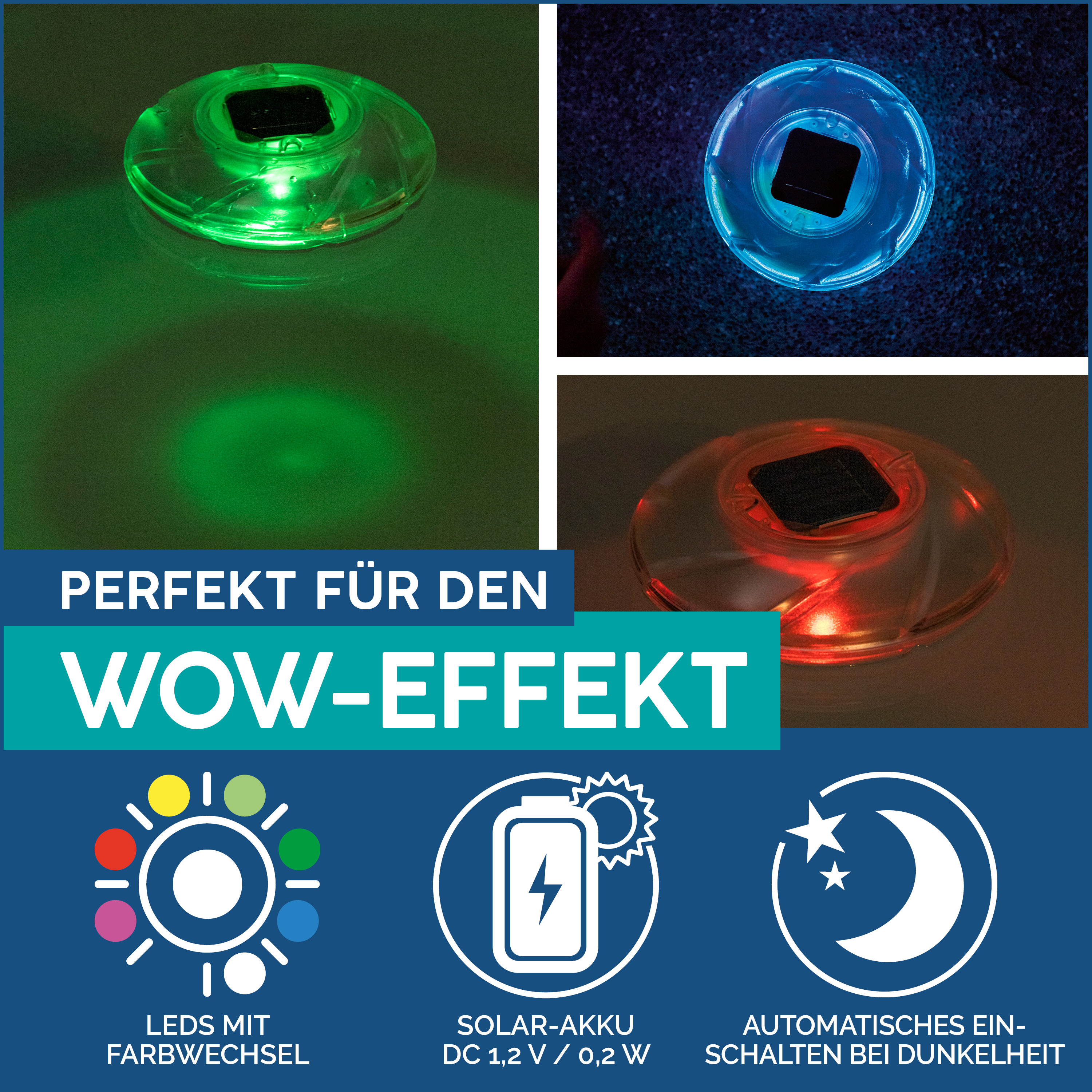 Flowclear™ Solar-Float Lamp