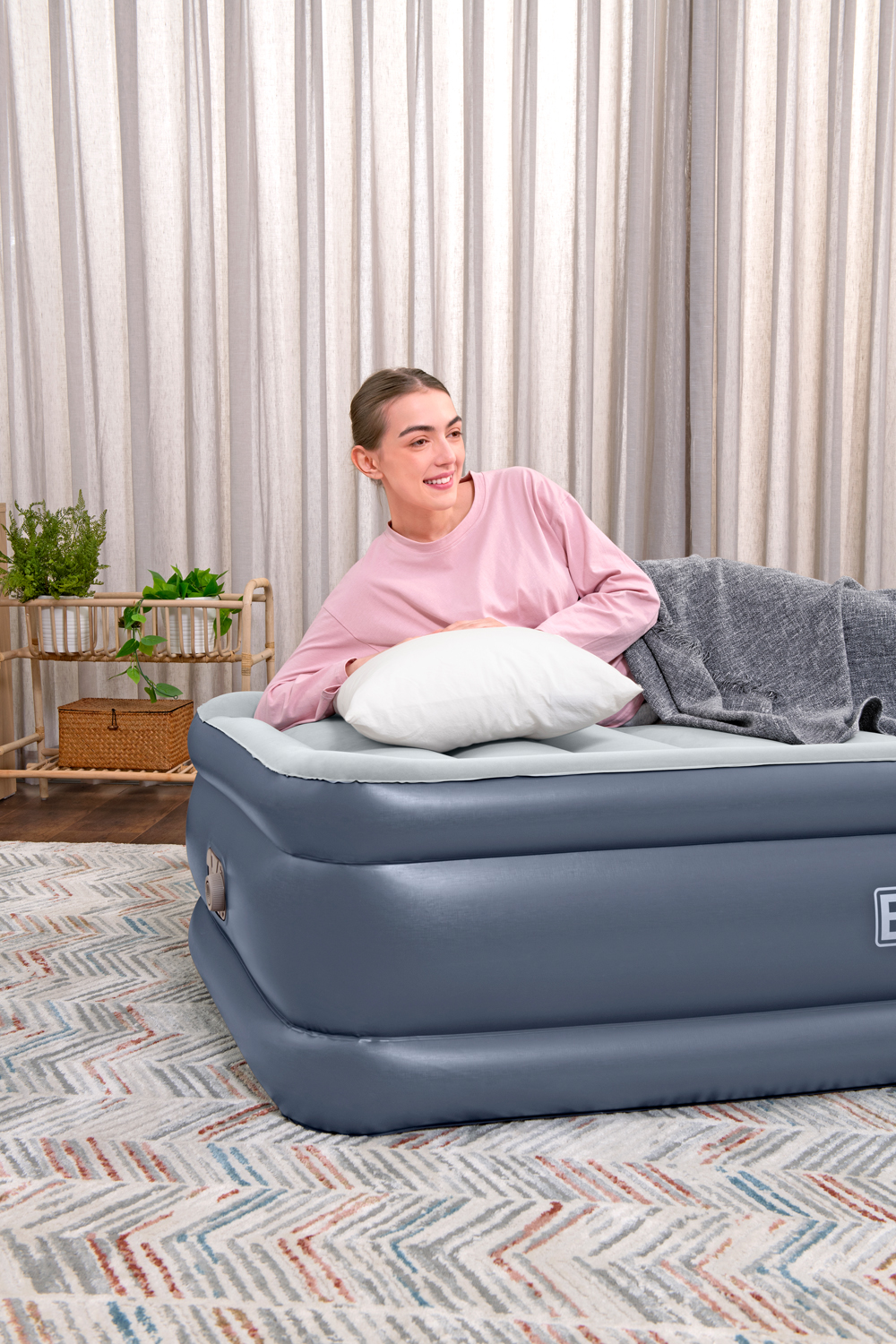 TriTech™ Single-Luftbett mit integrierter Elektropumpe 191 x 97 x 51 cm
