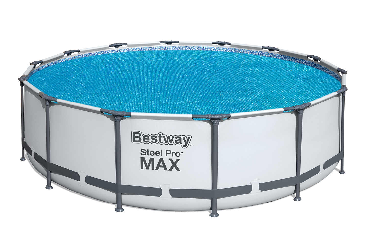 PE Solarabdeckplane Ø 417 cm, blau, rund PE Solarabdeckplane Ø 417 cm, blau, rund