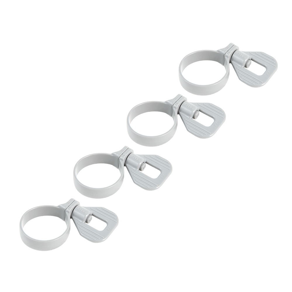 Bestway® Spare Part Hose clamp set (grey / 4 pieces) for Ø 32 mm hoses