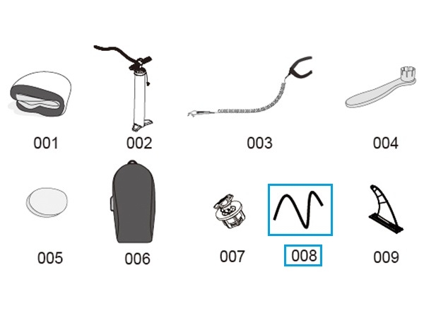 Bestway® Spare Part Elastic Cord (black / 230 cm) for all Hydro-Force™ SUP's Bestway® Spare Part Elastic Cord (black / 230 cm) for all Hydro-Force™ SUP's