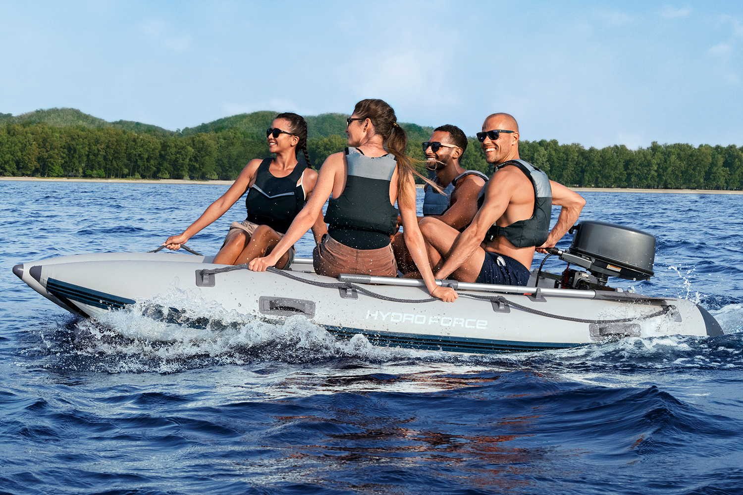 Hydro Force® Sportboot Komplett-Set Beacon Elite™ 335 x 160 x 47 cm Hydro Force® Sportboot Komplett-Set Beacon Elite™ 335 x 160 x 47 cm