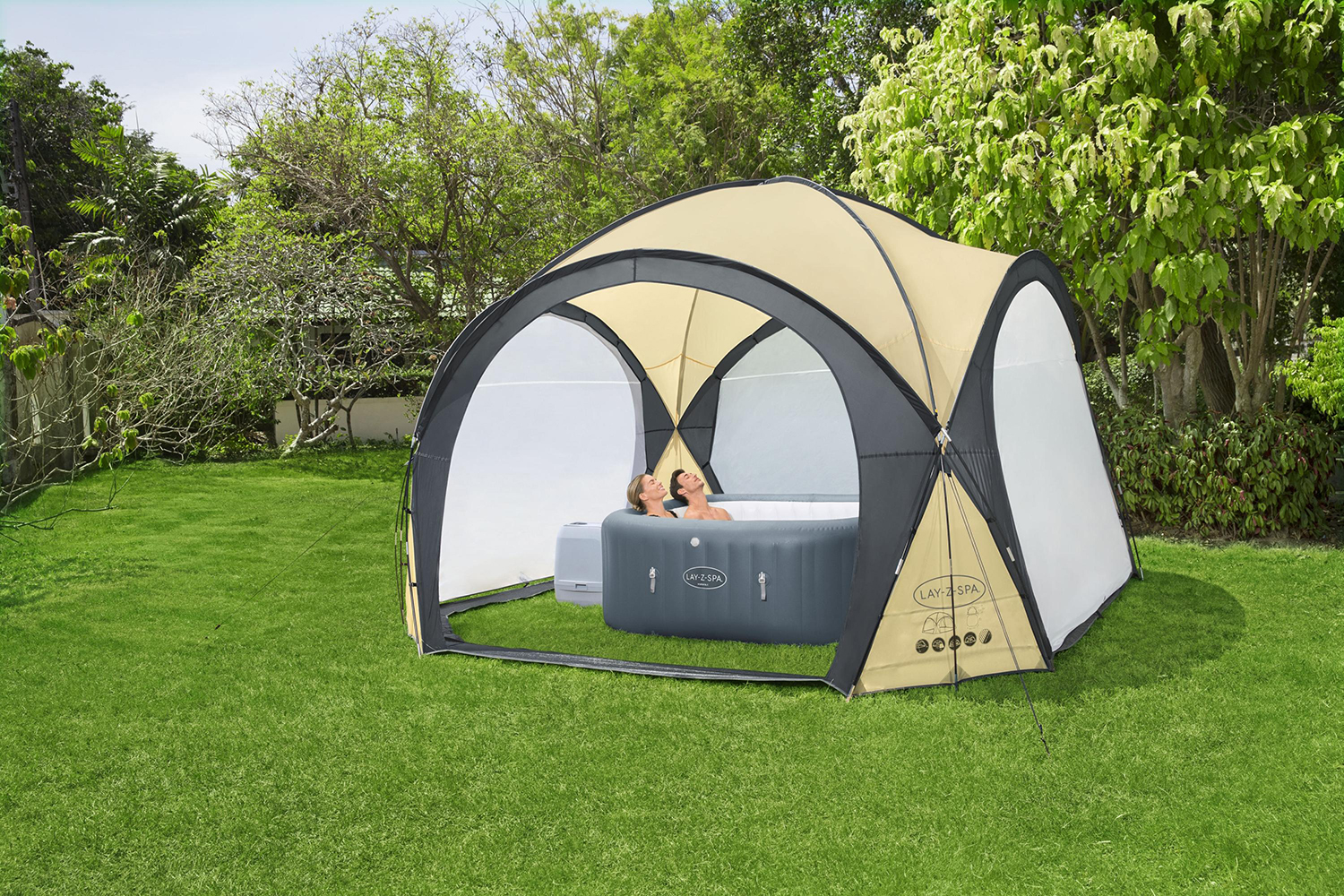 LAY-Z-SPA® Xtras Pavillon 390 x 390 x 255 cm LAY-Z-SPA® Xtras Pavillon 390 x 390 x 255 cm