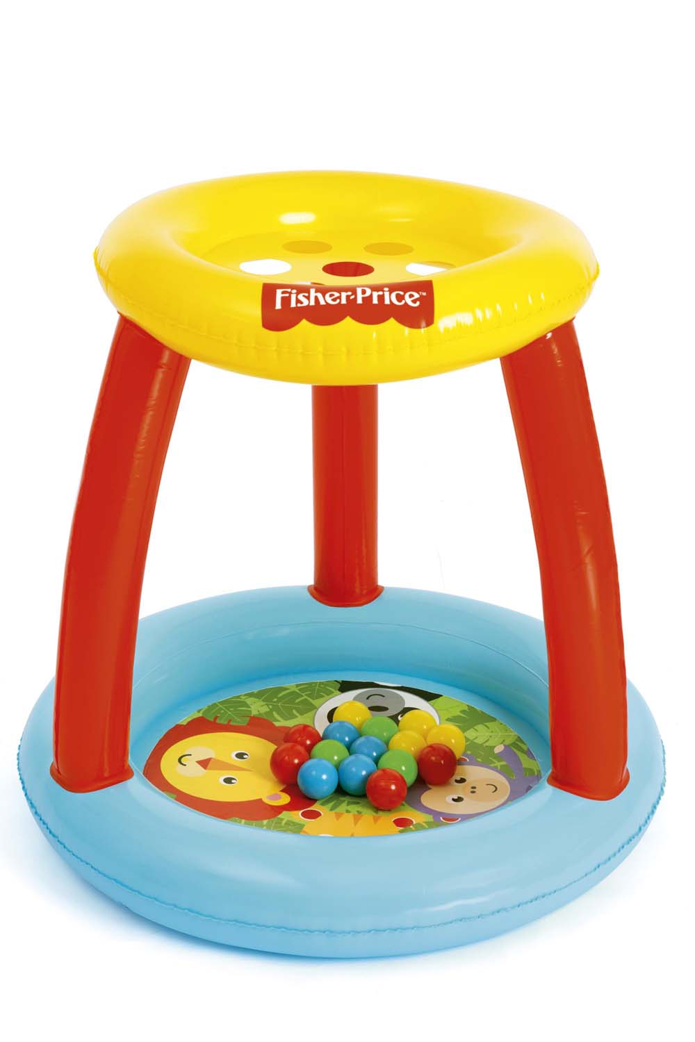 Fisher-Price® 35" x 35" x 33"/"/89cm x 89cm x 84cm Animal Friends Ball Pit
