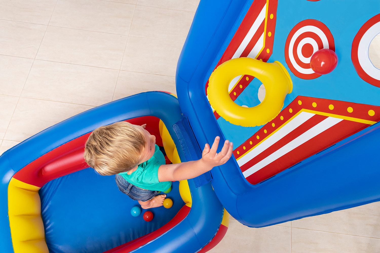 Multifunktionales Bällebad Flip 'n Toss™ 110 x 81 x 140 / 62 cm Multifunktionales Bällebad Flip 'n Toss™ 110 x 81 x 140 / 62 cm