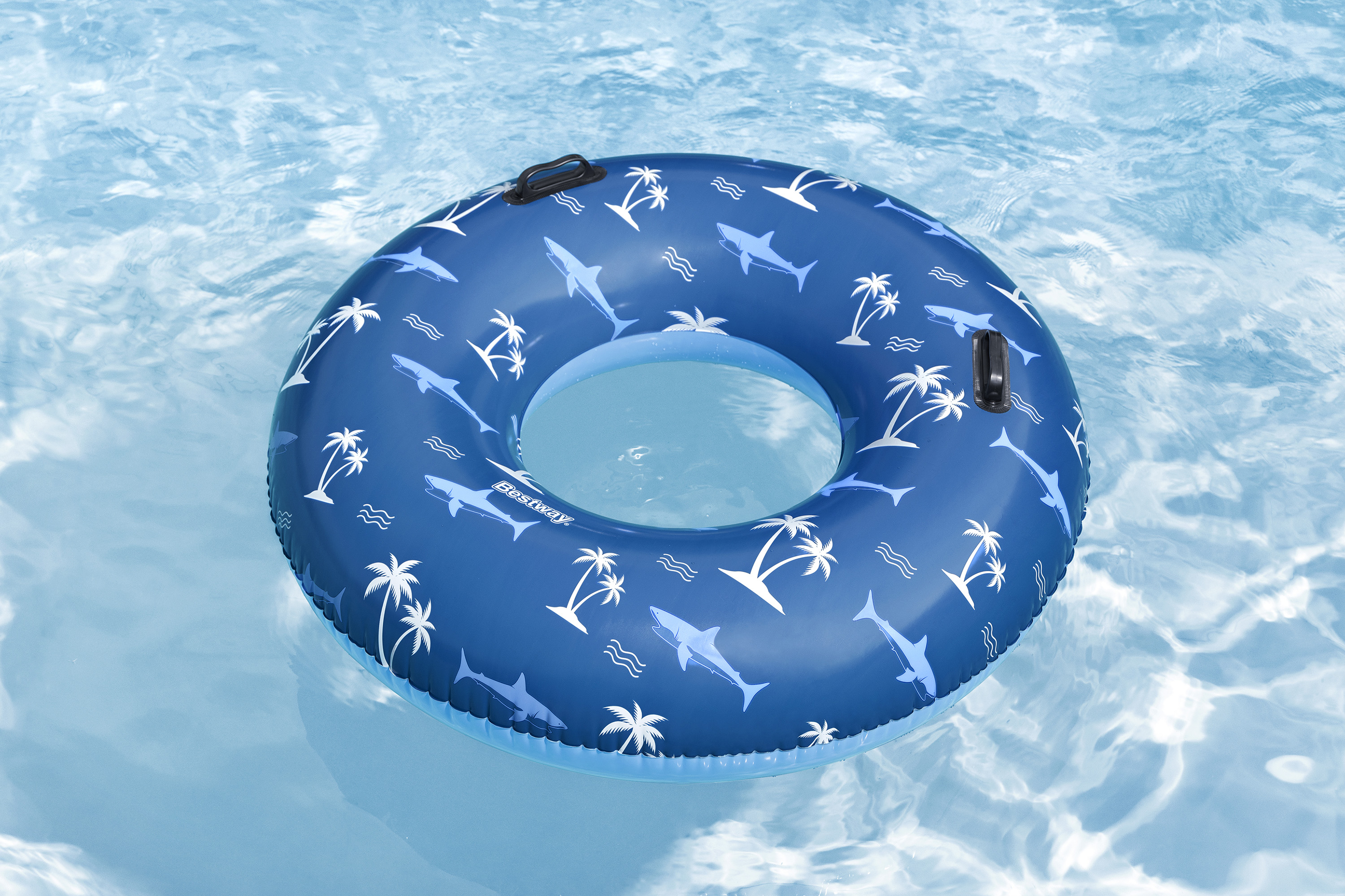 Schwimmring Nautical Ø 105 x 33 cm, Blau